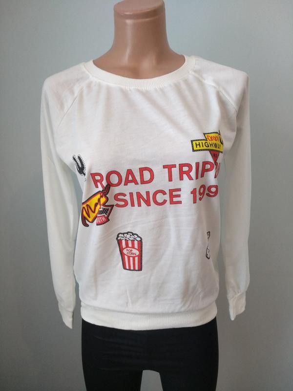 Other y2k White printed Longsleeve sz M Size M / US 6-8 / IT 42-44 - 2 Thumbnail