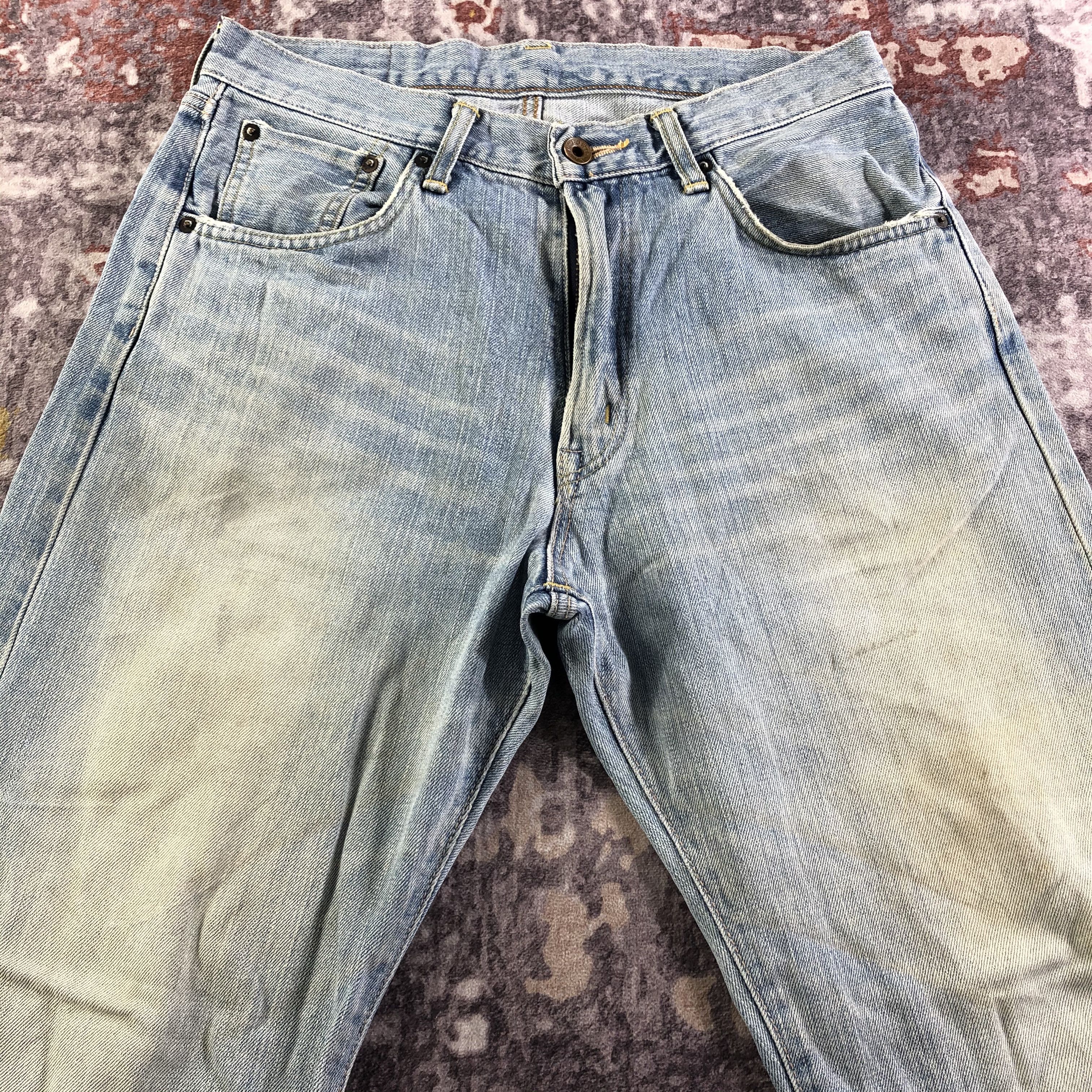 Edwin Vintage Light Wash Edwin 505X Selvedge Jeans-JM3531 Size US 31 - 3 Thumbnail
