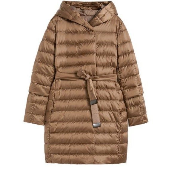 Max Mara MAX MARA The Cube Olivia Reversible Padded Brown Wool Jacket Size S / US 4 / IT 40 - 2 Thumbnail