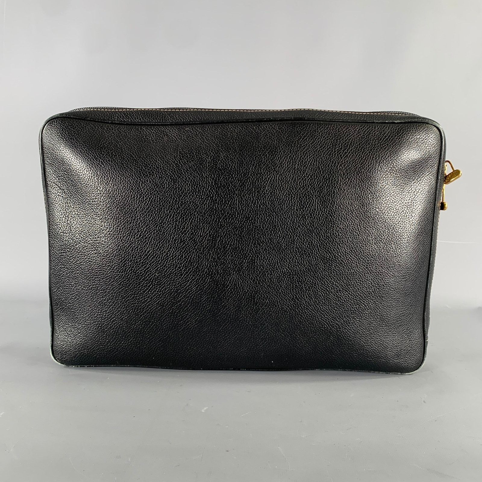 Other DUNHILL Black Gold Crackled Leather Bags Size ONE SIZE - 4 Thumbnail