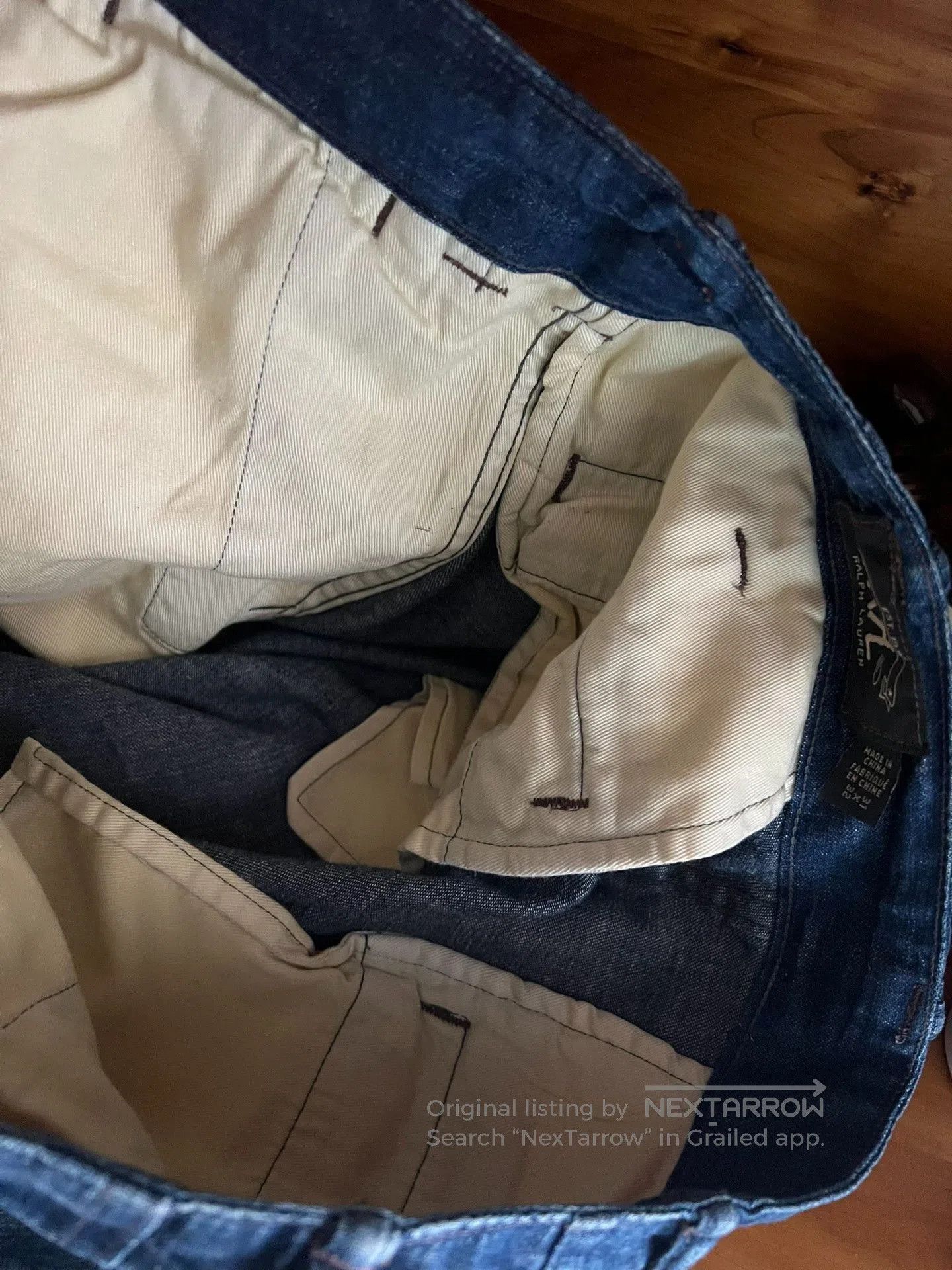 RRL Ralph Lauren RRL Double RL Washed Distressed Officer Pants. Size US 31 - 9 Thumbnail