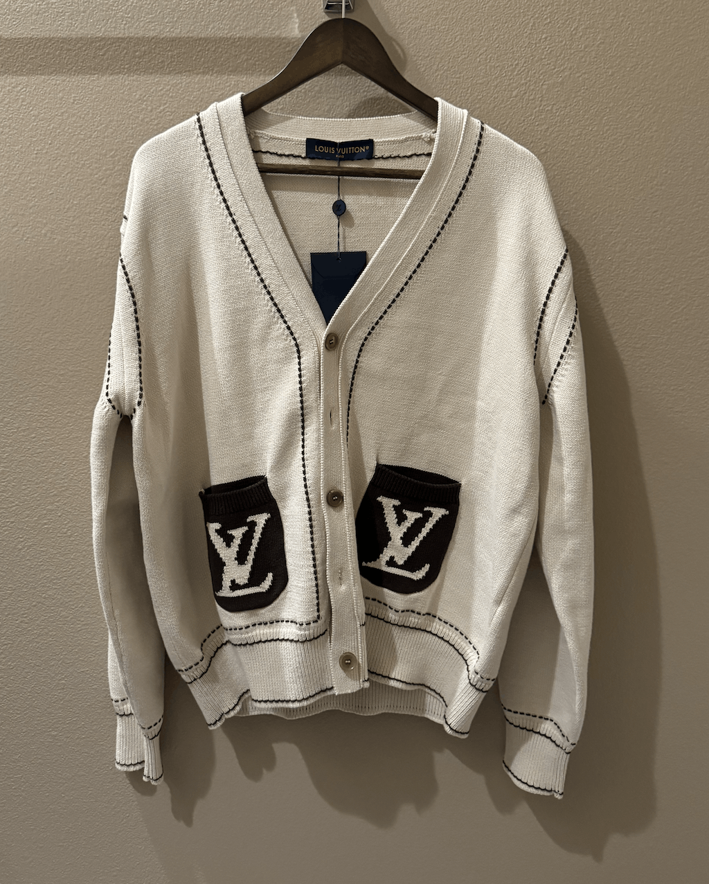 Louis Vuitton Louis Vuitton Graphic Print Cardigan Size US L / EU 52-54 / 3 - 1 Thumbnail