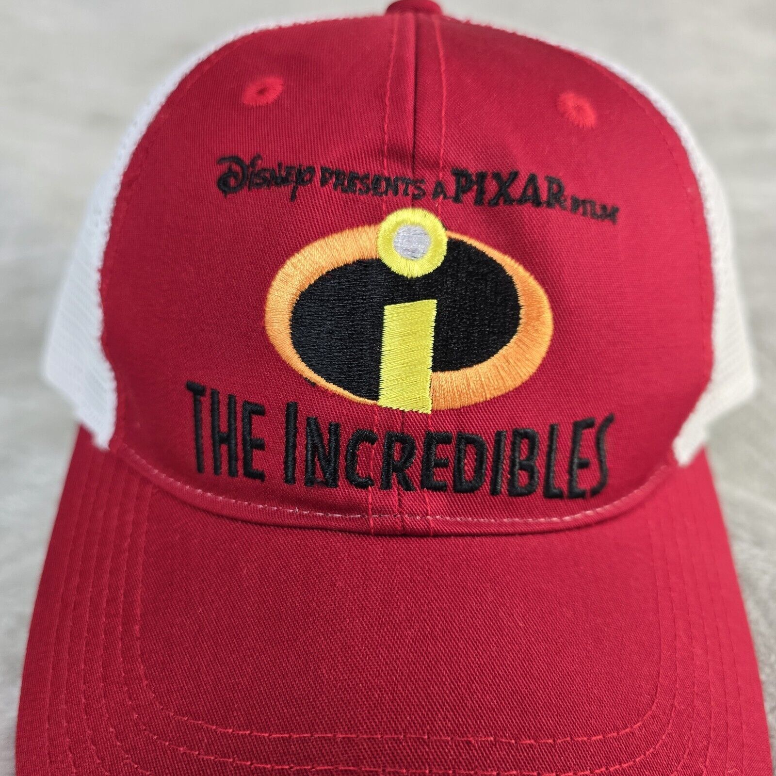 Disney The Incredibles Disney Pixar Logo Trucker Cap Hat Snapback Size ONE SIZE - 2 Thumbnail