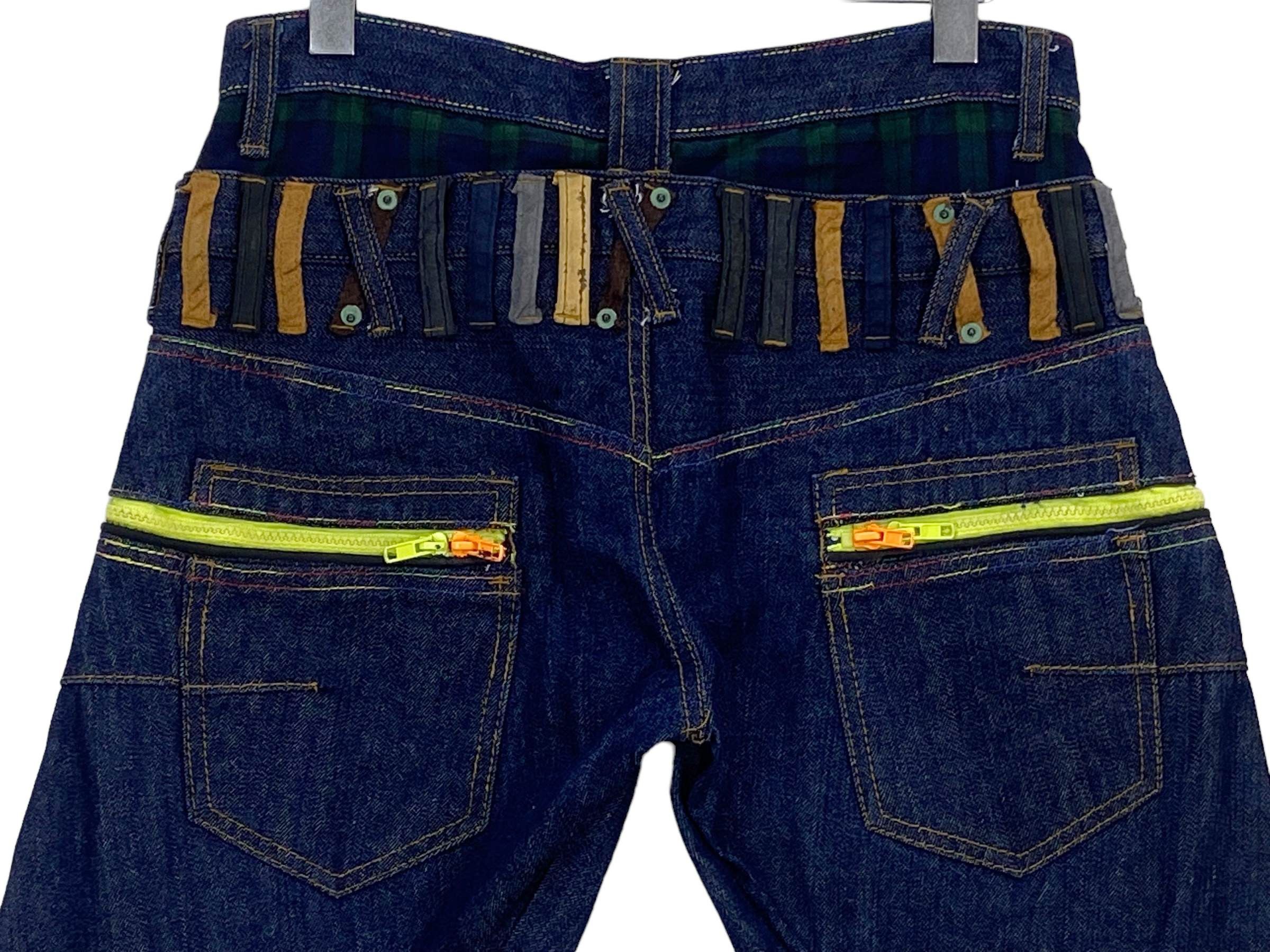 Japanese Brand Breathmint Jeans Double Waist Jeans Japanese Jeans Size US 31 - 6 Thumbnail