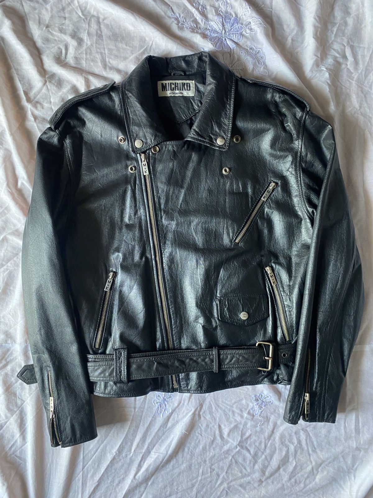 Michiko Koshino London vintage michiko london koshino leather ramones biker jacket Size US M / EU 48-50 / 2 - 2 Thumbnail