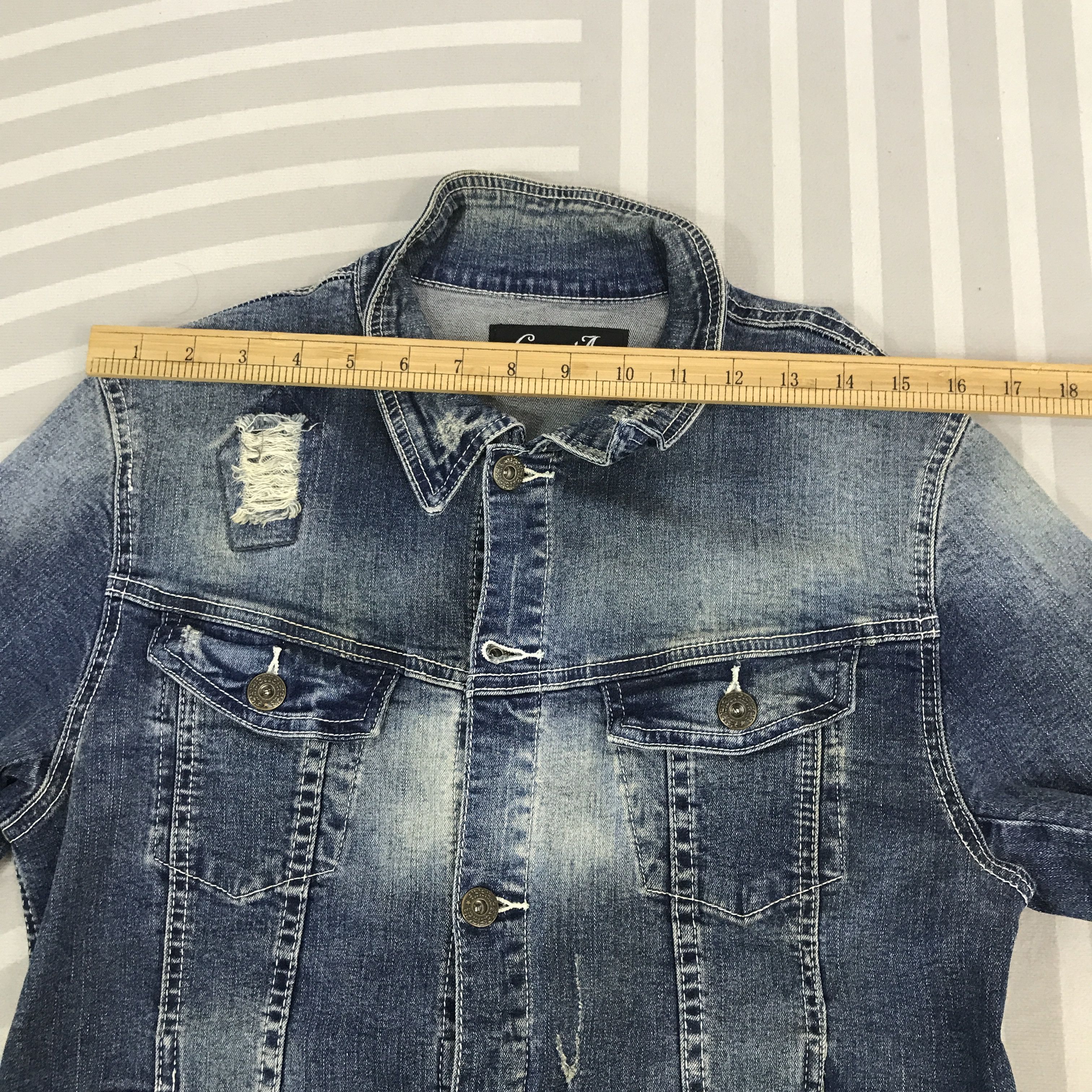Japanese Brand × Vintage Vintage Gavari A desnim button Jacket Size US L / EU 52-54 / 3 - 6 Thumbnail