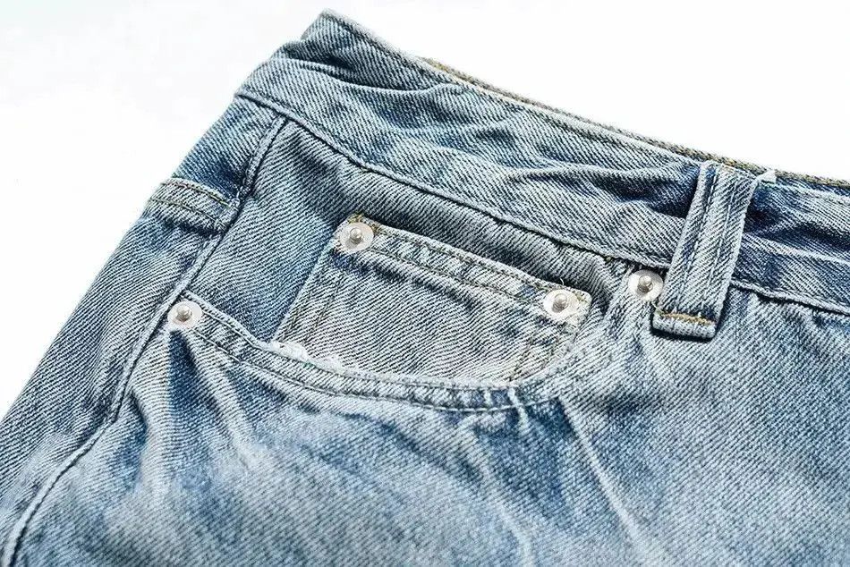 Japanese Brand Washed Denim Pant Size US 32 / EU 48 - 4 Thumbnail