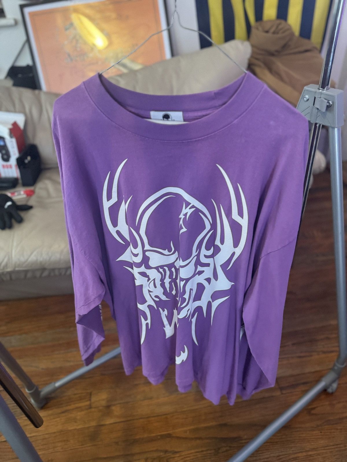 WARREN LOTAS PURPLE LONG SLEEVE