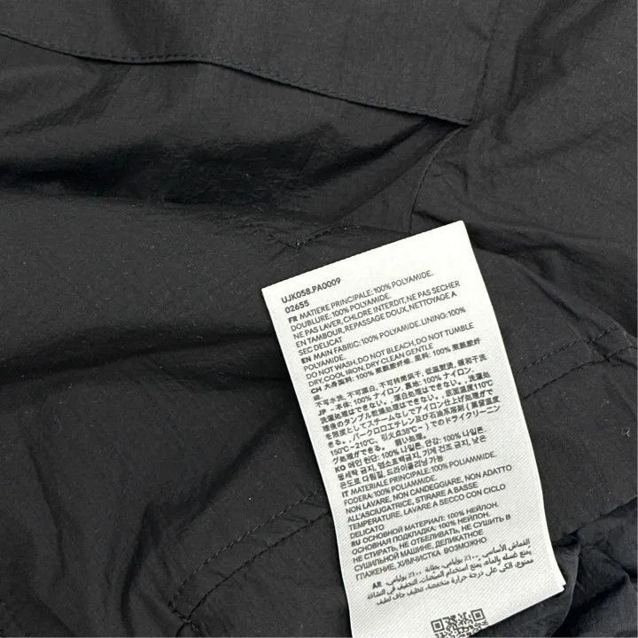 AMI AMIPARIS Black Windbreaker Jacket -2507 Size US S / EU 44-46 / 1 - 3 Thumbnail