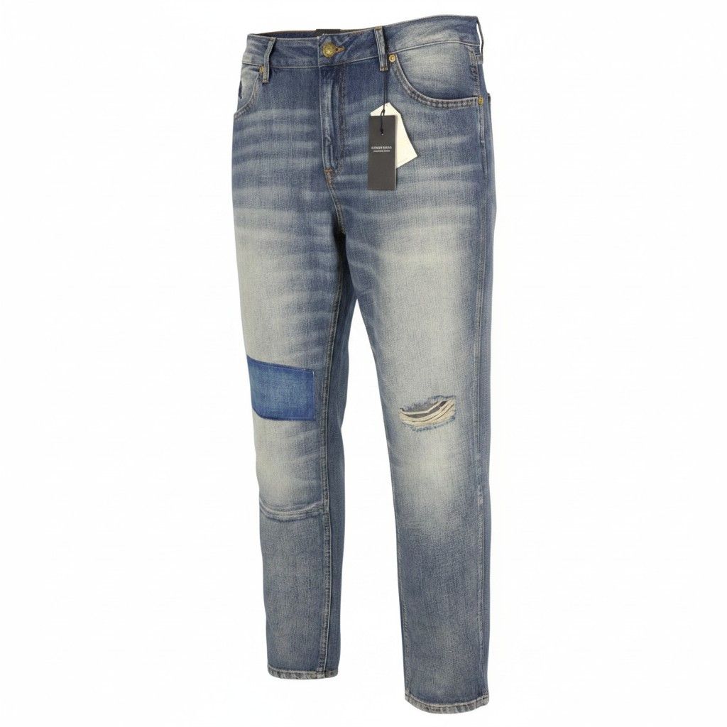 Scotch & Soda BANDIT W28/L30 Blue Linen Blend Slim Tapered 91019 Size 28" / US 6 / IT 42 - 1 Thumbnail