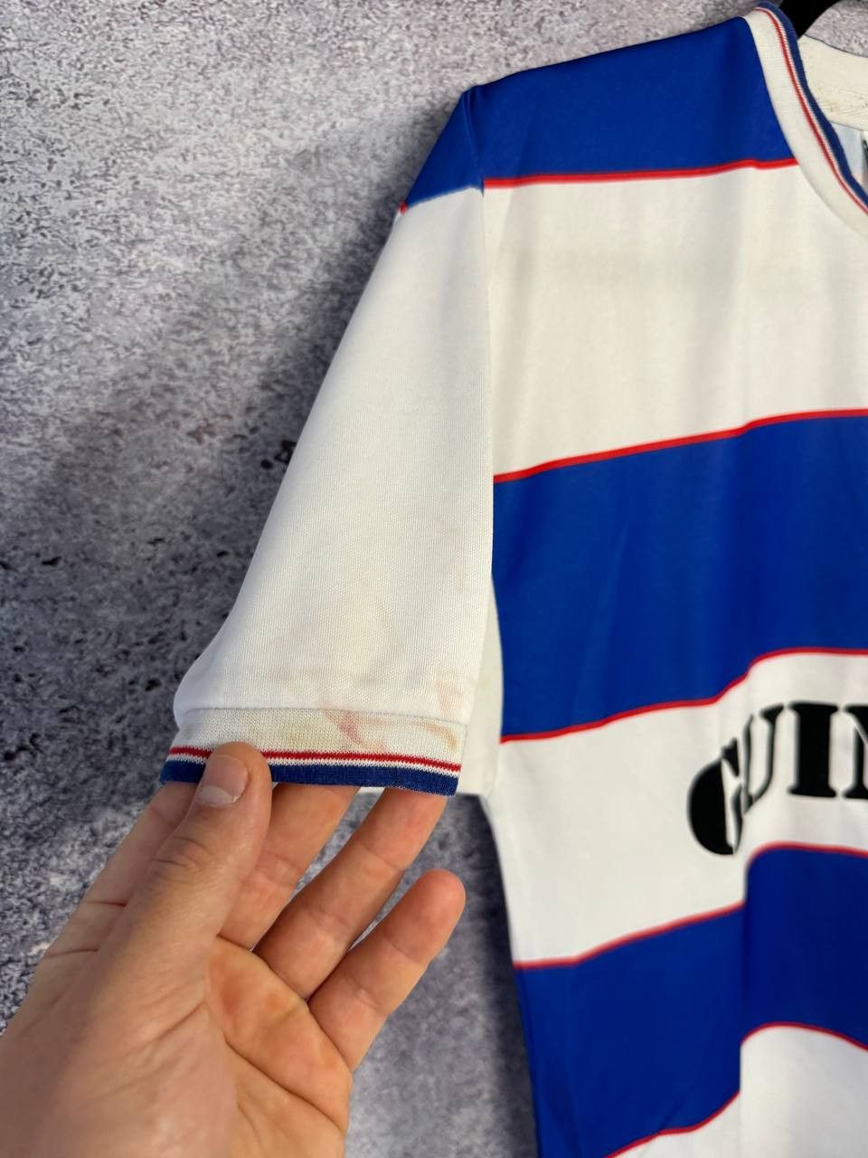 Vintage 90's QPR Queens Park Rangers 1983/84 Score Draw Fan Jersey Size US S / EU 44-46 / 1 - 5 Thumbnail