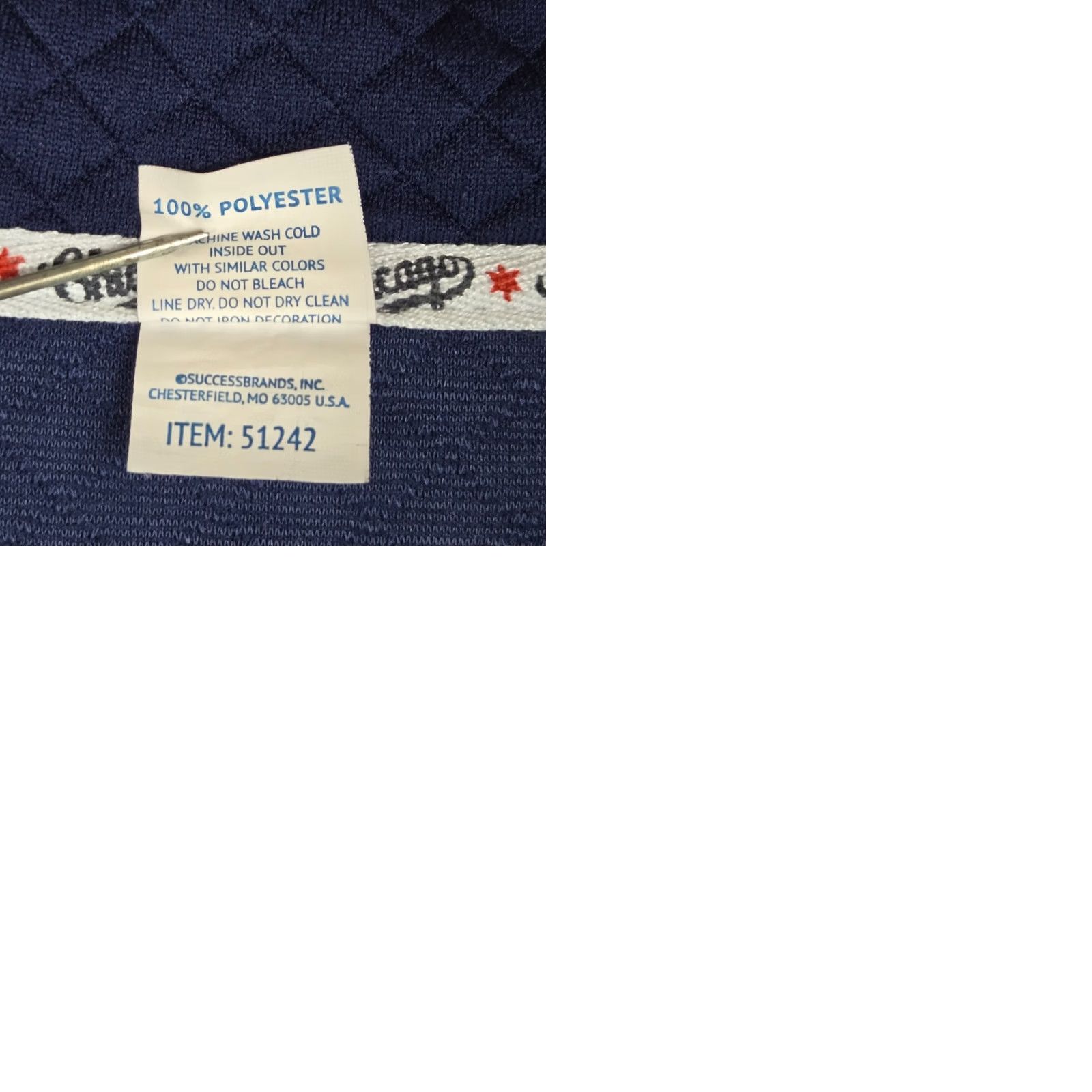 Logo 7 CHICAGO CUBS Windbreaker Pullover 1/4 Zip Teacher Logo Mens Medium NFC Blue Quilted Moistu re Wicking Breathable Polyester Size US M / EU 48-50 / 2 - 9 Thumbnail