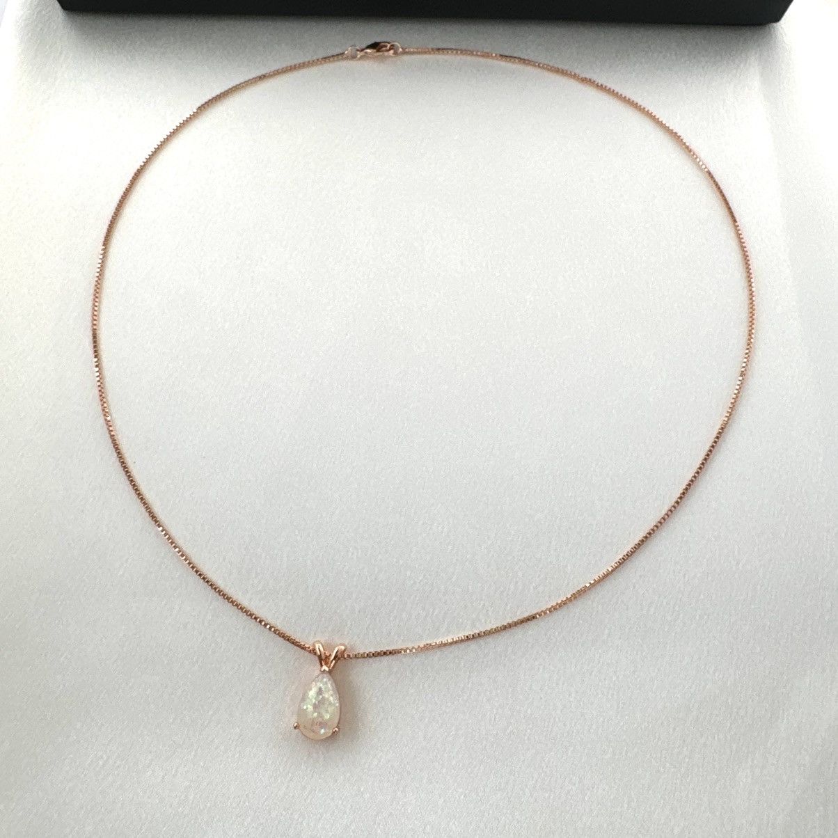 Other Teardrop Shape Pendant Necklace for Women Rose Gold Color Size ONE SIZE - 6 Thumbnail