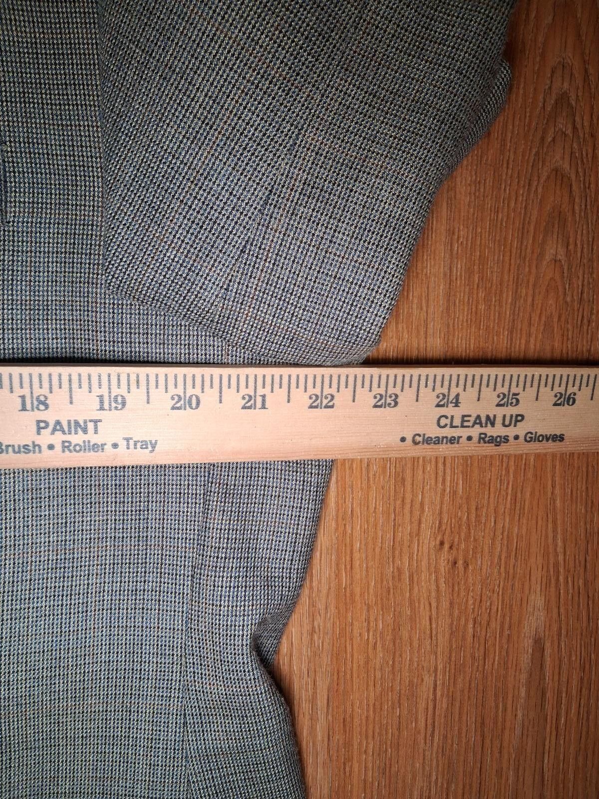 Polo Ralph Lauren Ralph Lauren Sport Coat Mens 42R Gray Houndstooth Silk Wool Size 42R - 10 Thumbnail