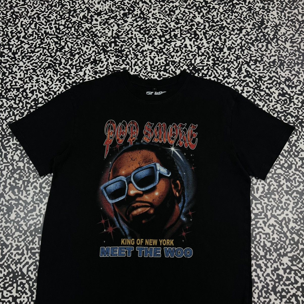 Rap Tees Pop Smoke Meet The Woo Rap Band Style King New York T-shirt Size US M / EU 48-50 / 2 - 4 Thumbnail