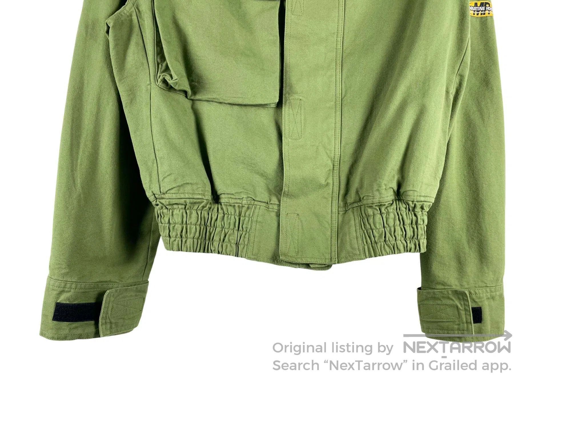 Martine Rose Martine Rose Grass Green Velcro Jacket Size US M / EU 48-50 / 2 - 4 Thumbnail