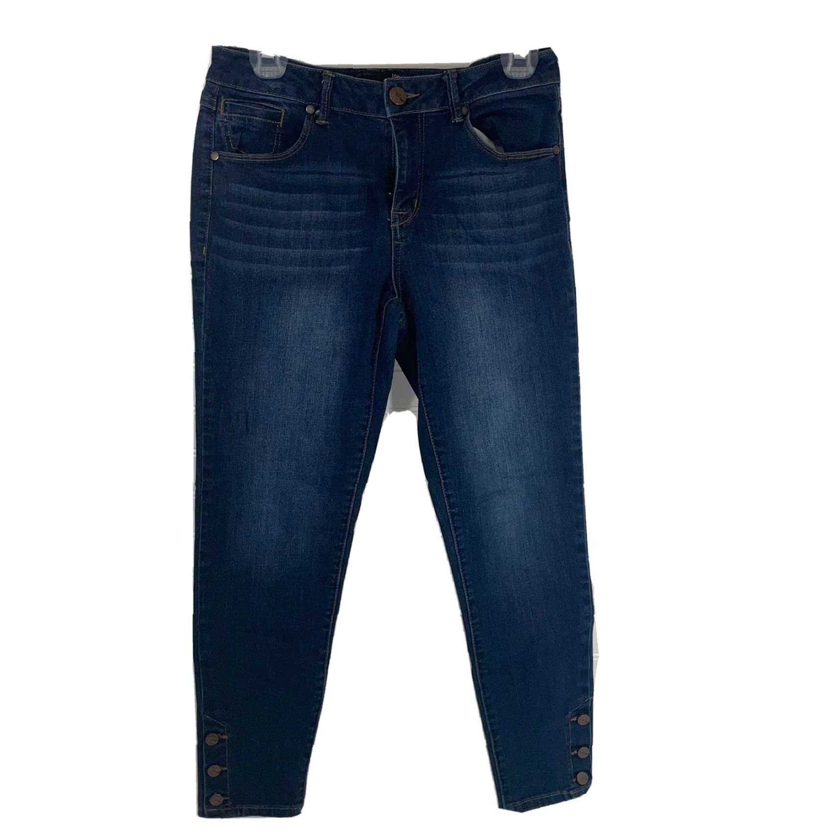 Vintage 1882 Denim Jeans Women Regular Size 6 Dark Wash 28 Waist 26 Inseam Skinny Style CJ8M1316E2 51504 Blue Denim Jeans Size 28" / US 6 / IT 42 - 2 Thumbnail