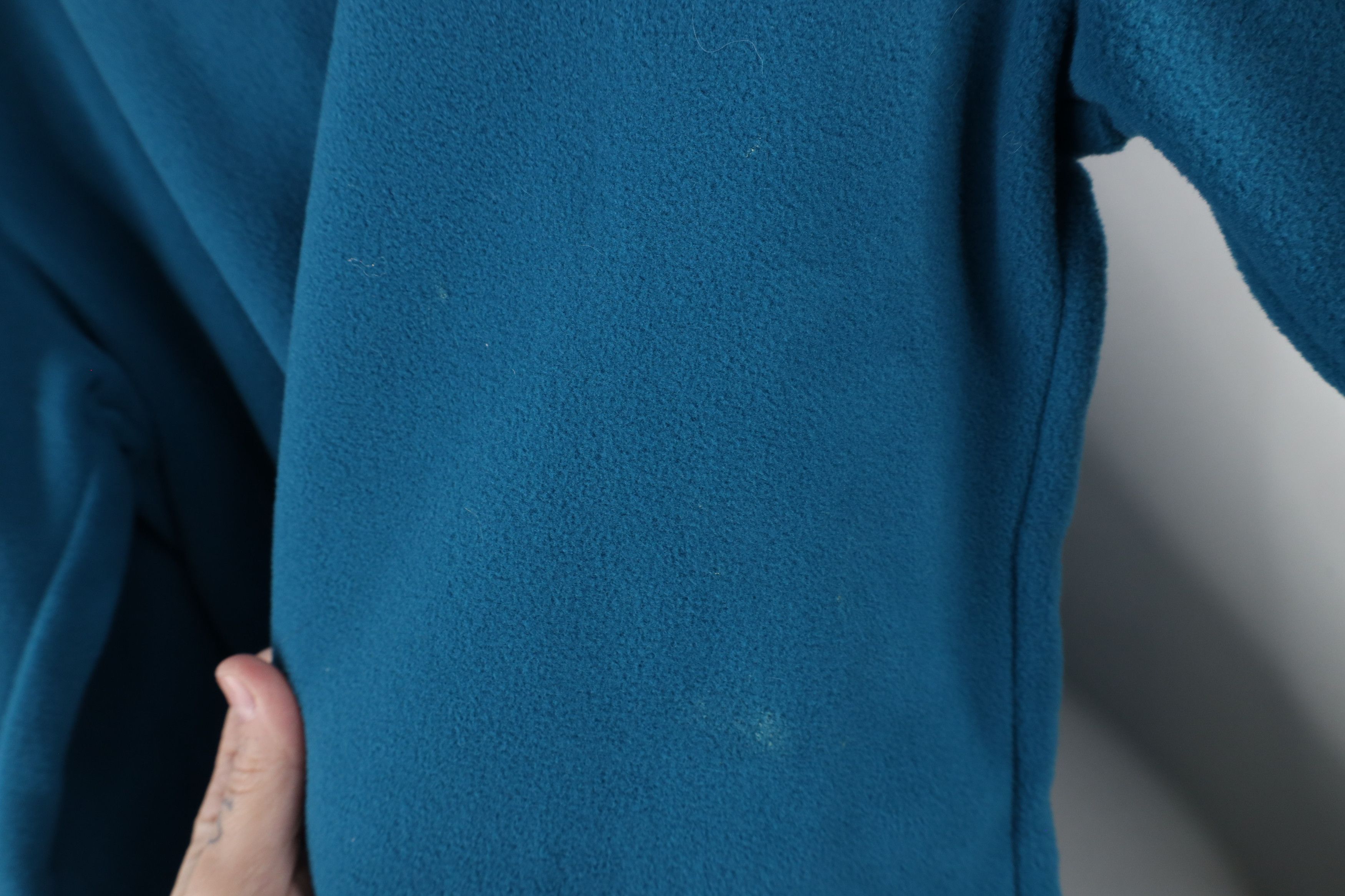 Lands' End × Vintage New Lands End 100 Polartec Fleece Snap Button Henley Sweater Size M / US 6-8 / IT 42-44 - 12 Thumbnail