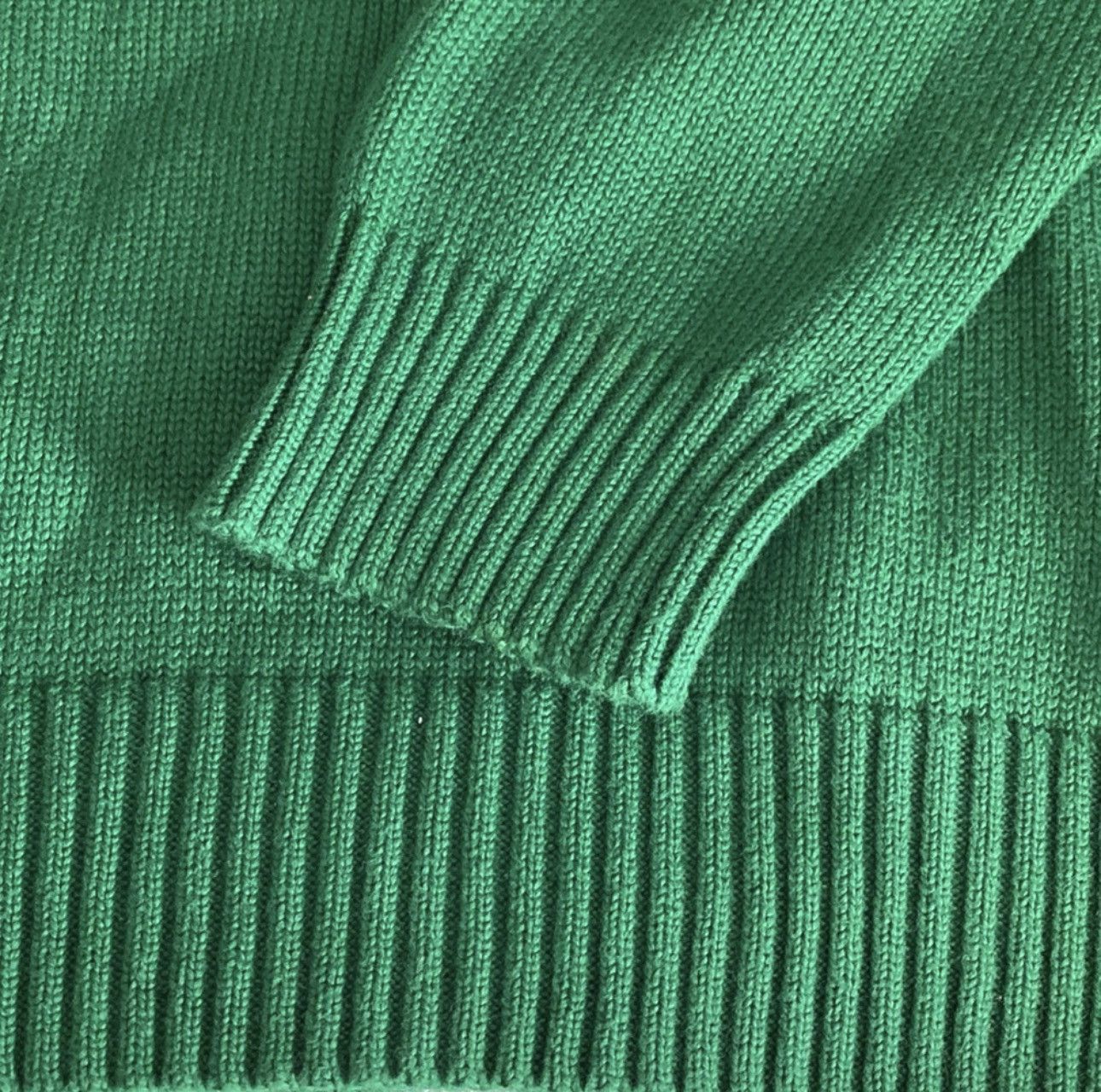Polo Ralph Lauren green Polo Ralph Lauren cotton sweater with an orange logo Size US XL / EU 56 / 4 - 3 Thumbnail