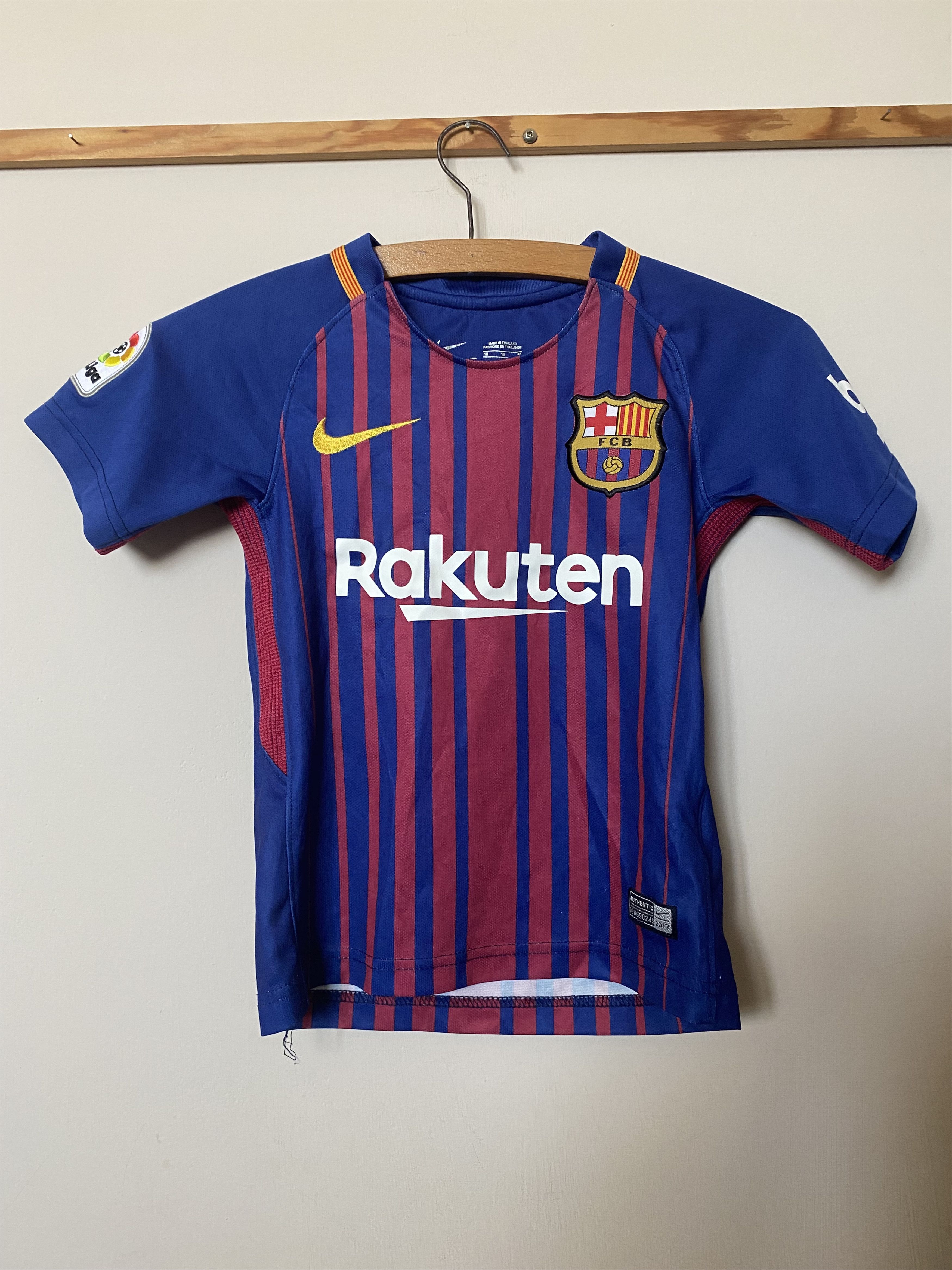 Nike F.C. BARCELONA #10 MESSI 2017 - 2018 Nike children - UNIQUE Size US XXS / EU 40 - 2 Thumbnail