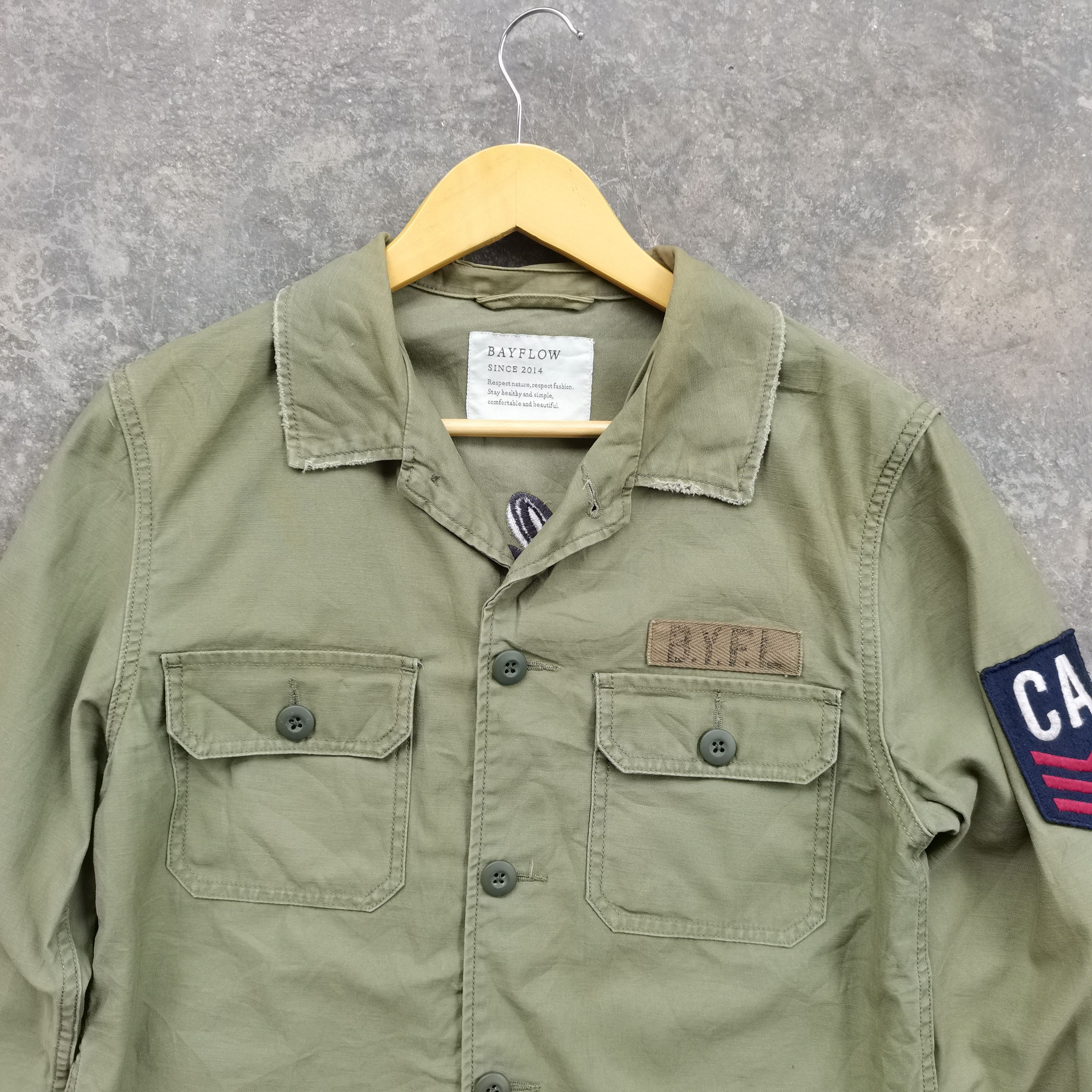 Japanese Brand × Vintage Vintage BAYFLOW California Fine Day Military Style Jacket Size US M / EU 48-50 / 2 - 6 Thumbnail