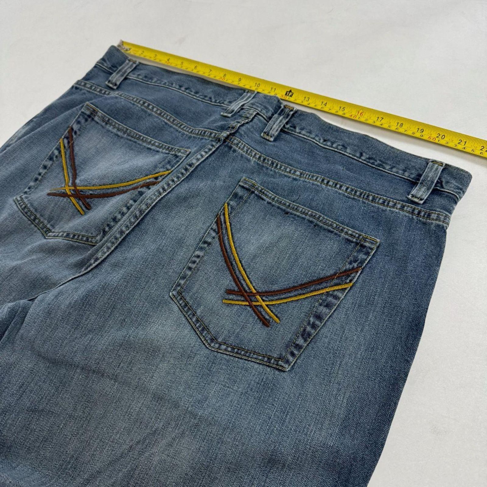 JNCO × Rocawear × Vintage Vintage y2k archive stonewash faded baggy skater rare jeans Size US 42 / EU 58 - 5 Thumbnail