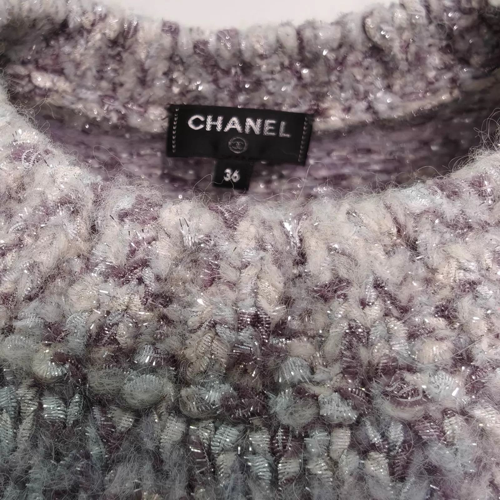 Chanel CHANEL Women's Knit Sweater Size XS / US 0-2 / IT 36-38 - 3 Thumbnail