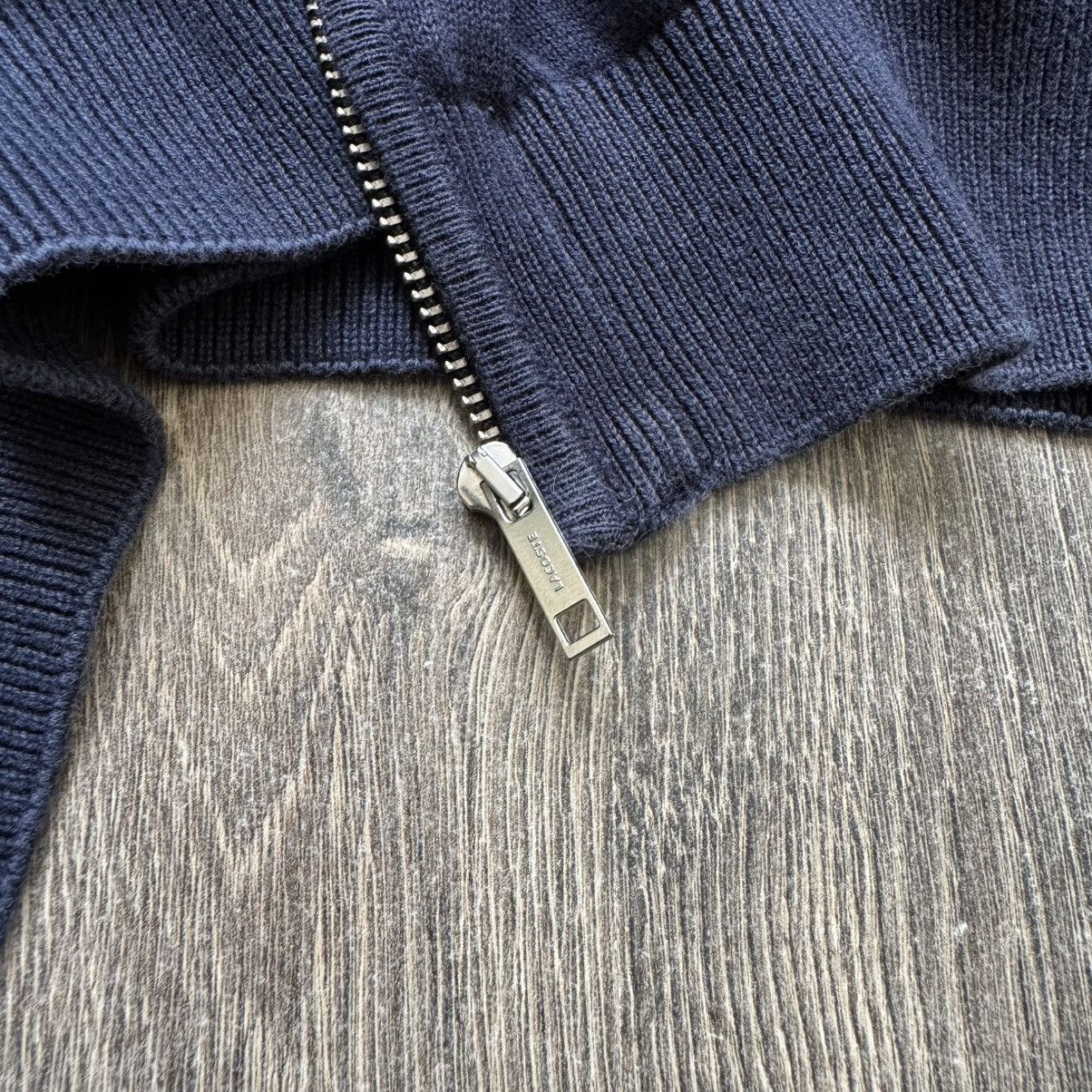 Lacoste Lacoste Navy Zip Sweatshirt Size US XL / EU 56 / 4 - 4 Thumbnail