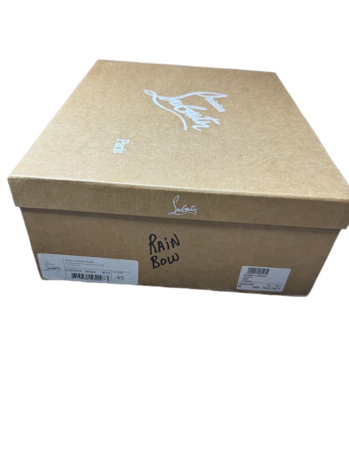 Christian Louboutin Christian Louboutin Flat Nappa Laminata Licorne Size US 12 / EU 45 - 1 Thumbnail