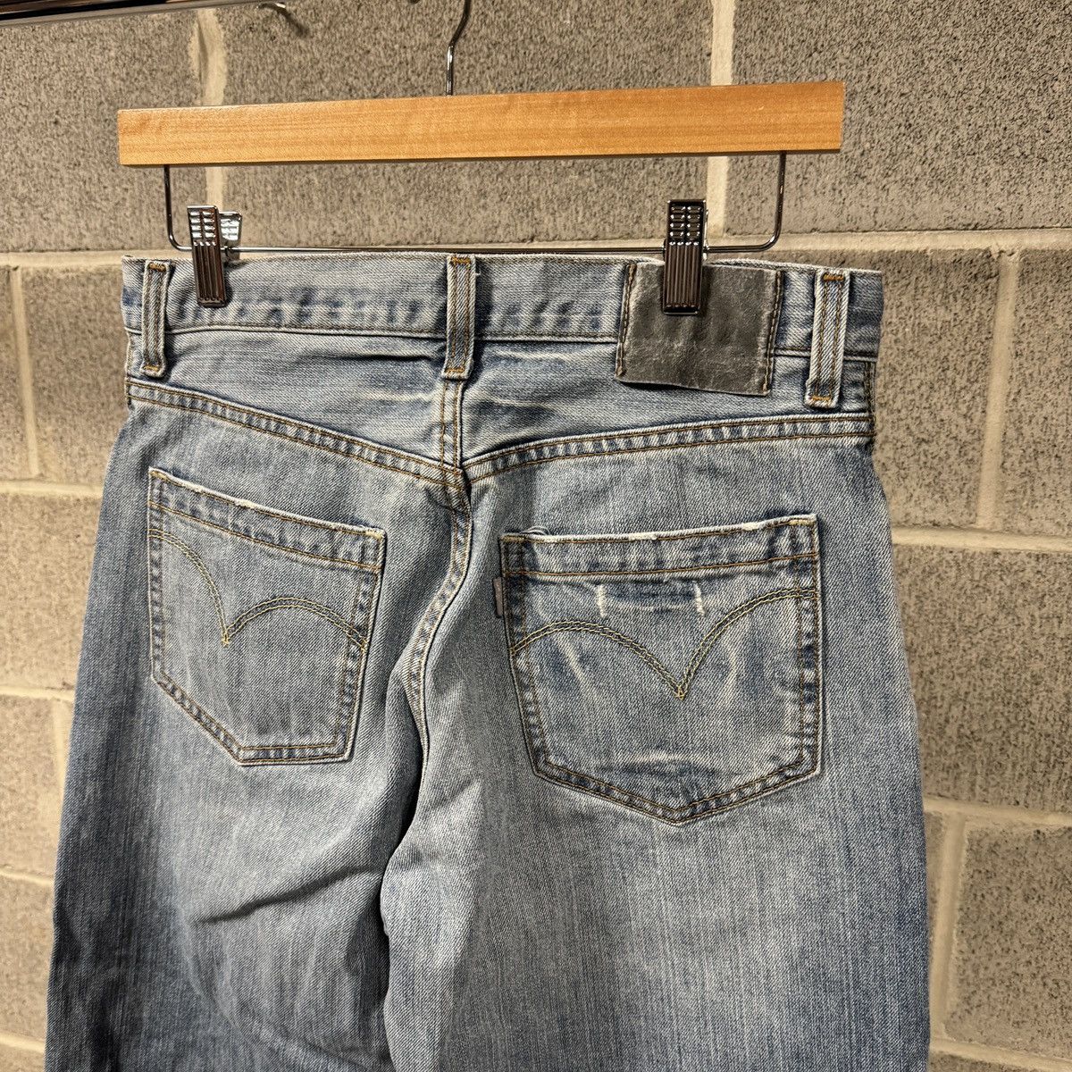 Levi's Y2K Levi’s Silvertab Baggy Faded Distressed Jeans ERD Grunge Size US 31 - 4 Thumbnail