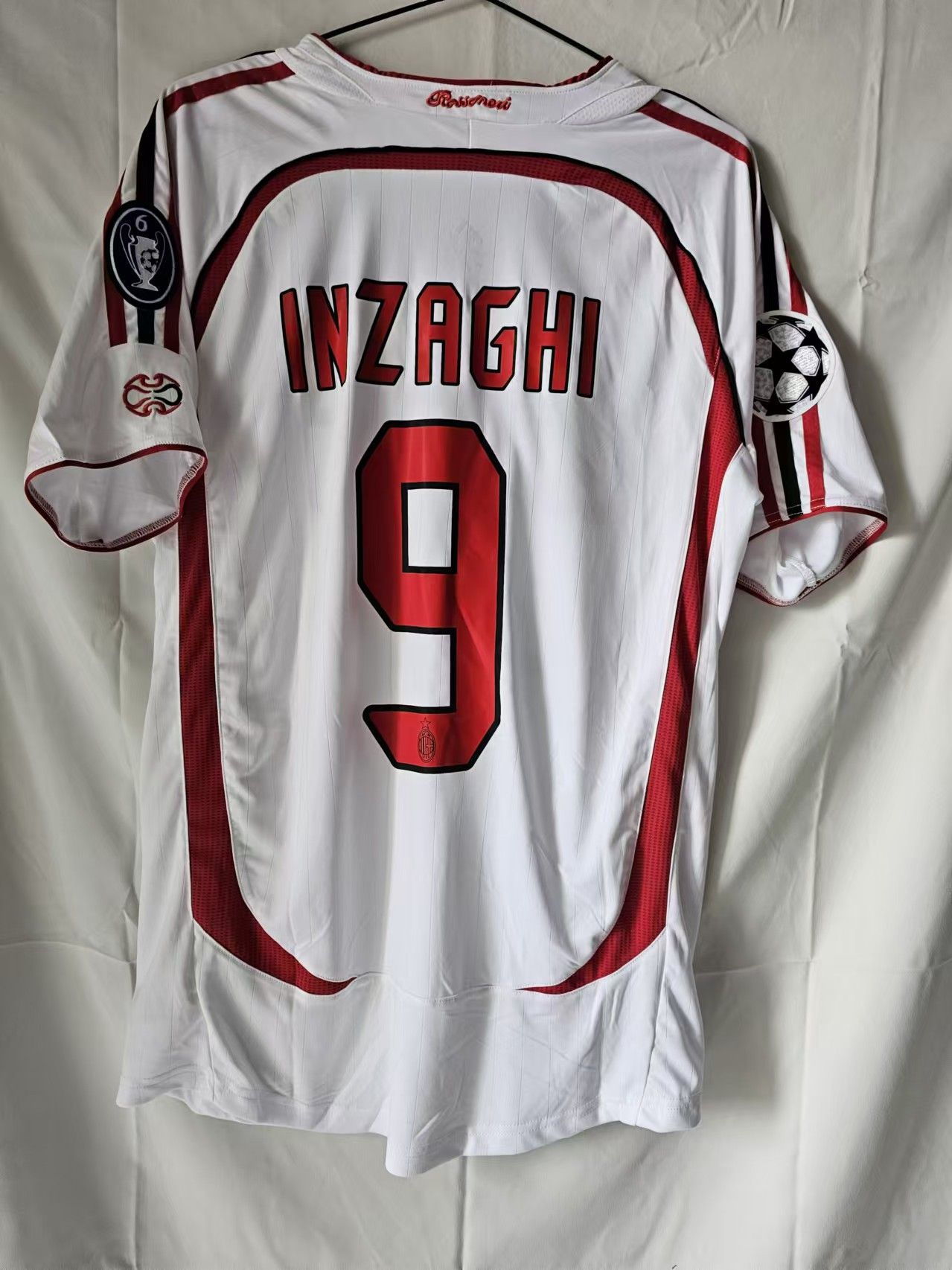 Other 2006 07 AC Milan 9 Filippo Inzaghi Jersey Size US XXL / EU 58 / 5 - 1 Thumbnail