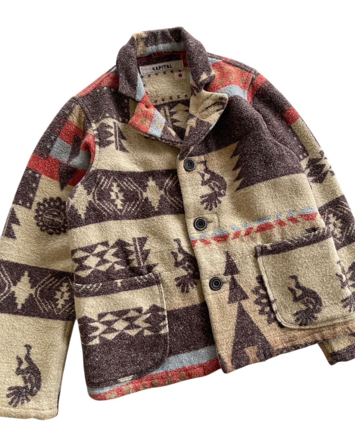 Kapital Kapital Native Printed Wool Jacket Size US XS / EU 42 / 0 - 1 Thumbnail