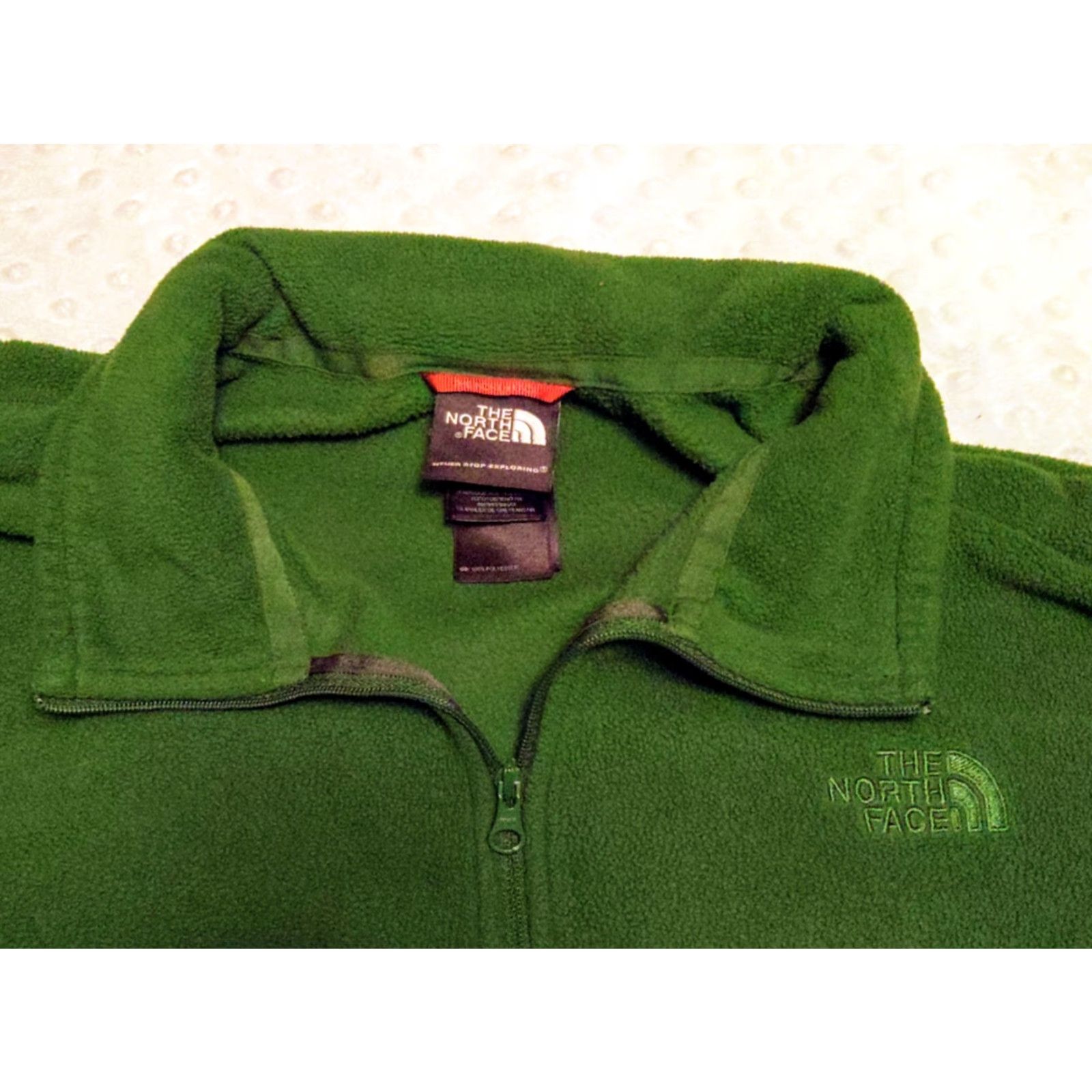 The North Face The North Face Sweater Mens XL Green 1/4 Zip Fleece Long Sleeve Pullover, Logo Embroidered, Regular Fit, Outdoor, 90s Theme Size US L / EU 52-54 / 3 - 4 Thumbnail