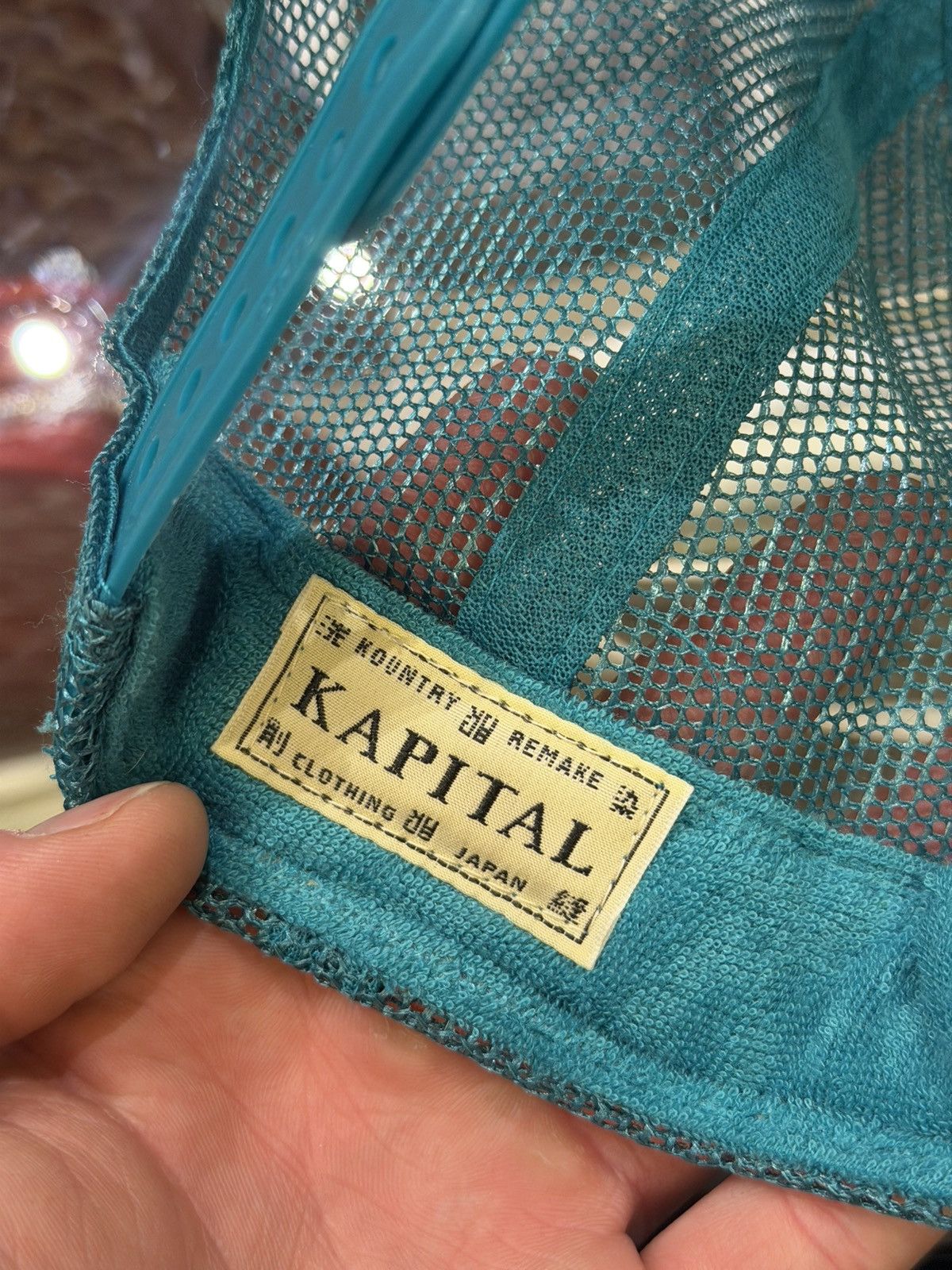 Kapital Kapital Free Wheelin' Trucker Hat - Blue Size ONE SIZE - 6 Thumbnail