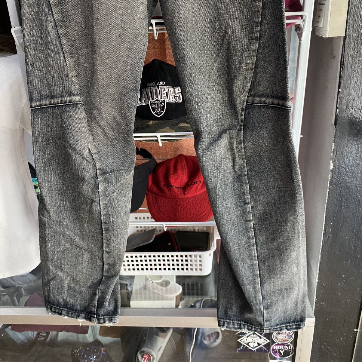 Hysteric Glamour Breathmint Japanese Brand Double Knee Multi-Zip Denim Jeans Size US 33 - 4 Thumbnail