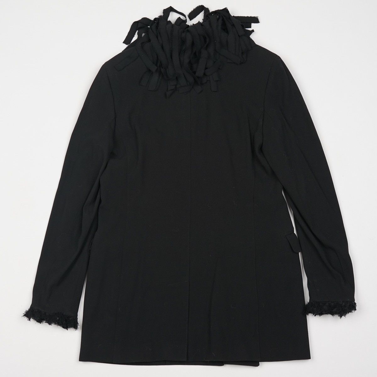 Jean Paul Gaultier Jean Paul Gaultier Wool Fringe Double Breasted Coat Jacket Size M / US 6-8 / IT 42-44 - 11 Thumbnail