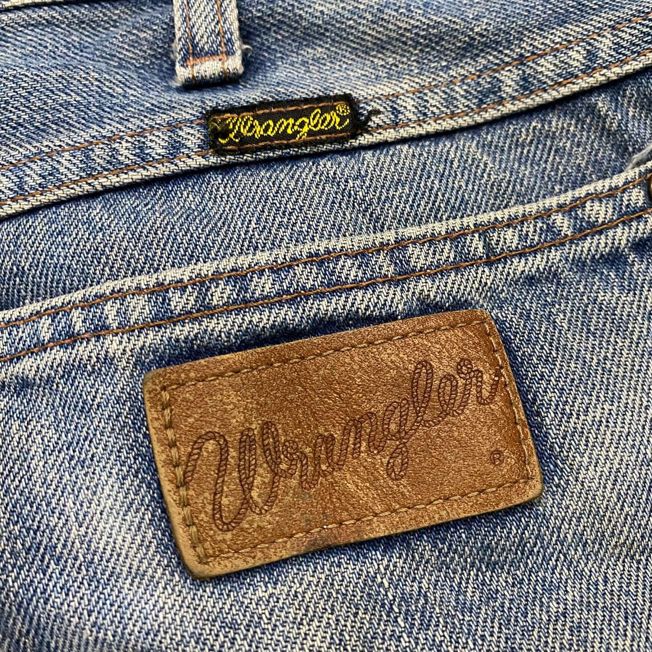 Vintage 💥Flare💥Vintage Wrangler Distressed Denim Size US 30 / EU 46 - 13 Thumbnail