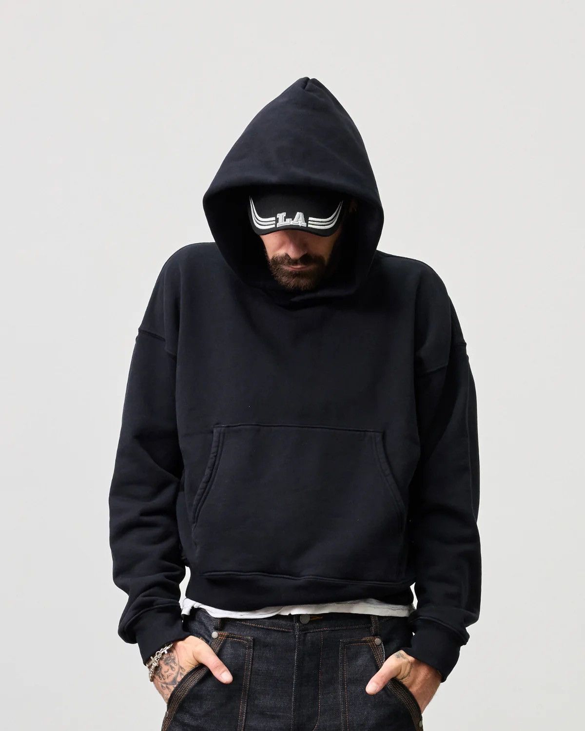 No Maintenance No Maintenance Darted Hoodie Black Small Size US S / EU 44-46 / 1 - 4 Thumbnail