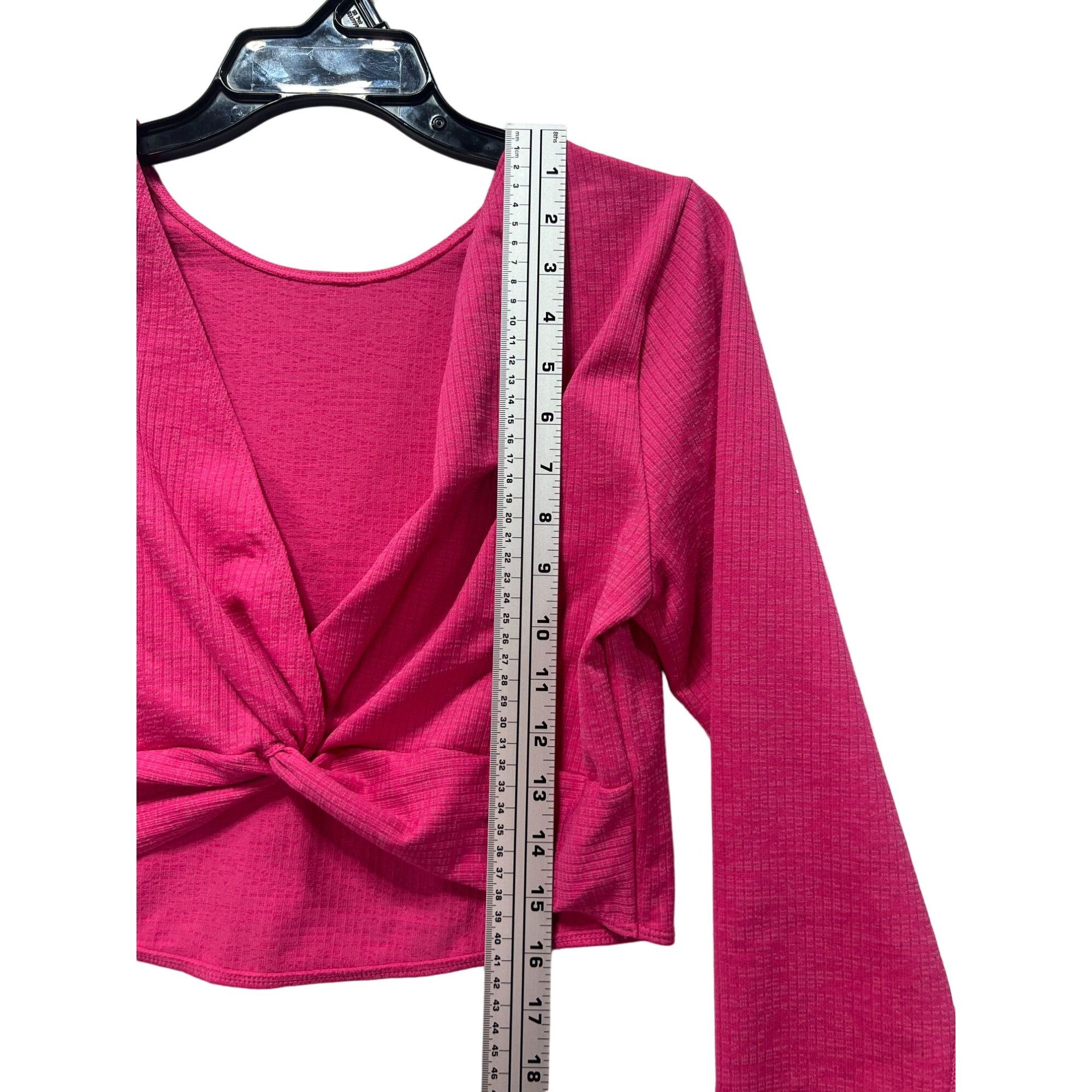 Other JoyLab - Women's Long Sleeve Crop Top - Pink - XXL Size XXL / US 16-18 / IT 52-54 - 7 Thumbnail