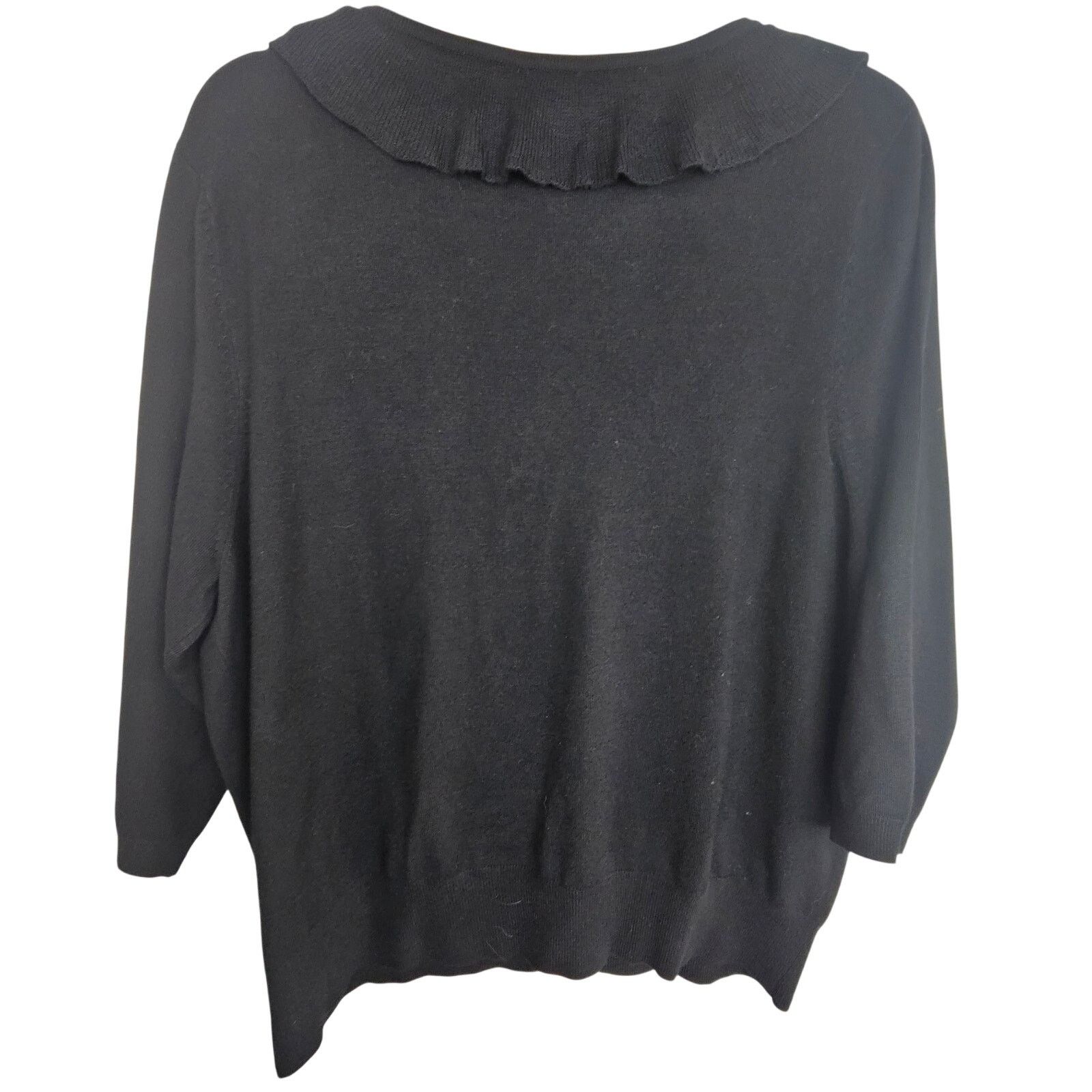 Corridor Torrid Ruffle Cardigan Sweater Size 2X Classic Whimsigoth Size XXL / US 16-18 / IT 52-54 - 9 Thumbnail