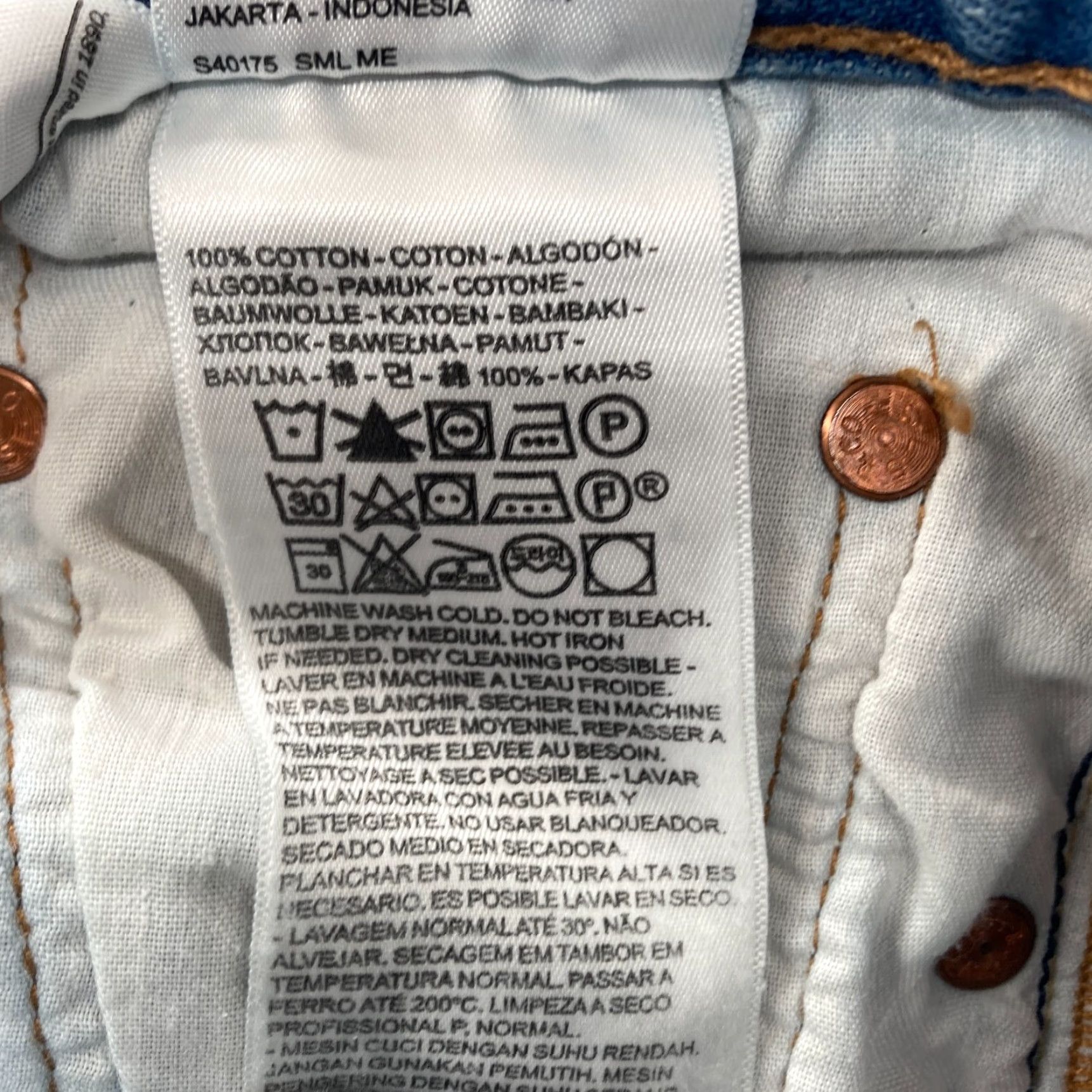 Levi's Levi's 501 Skinny Jeans Women's 26x28 Blue Denim Distressed Button Fly Big E Y2K Jeans Women Slim 90s Grunge USA 501 Series Size 26" / US 2 / IT 38 - 7 Thumbnail
