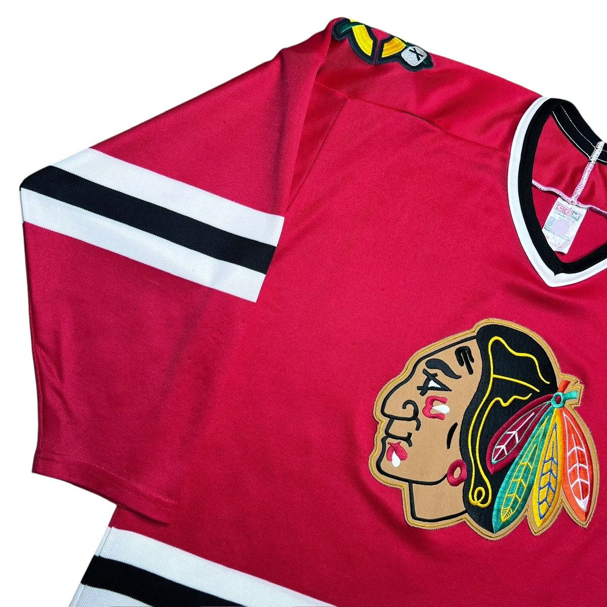 Ccm Vintage 1990s NHL Chicago Blackhawks CCM Maska Hockey Jersey Size US L / EU 52-54 / 3 - 15 Thumbnail