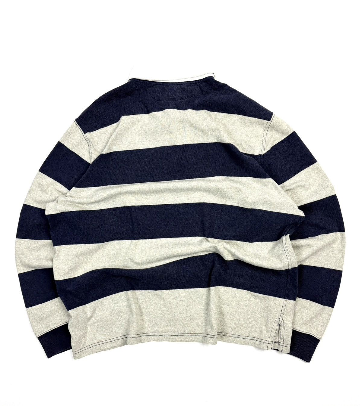 Polo Ralph Lauren Y2K Ralph Lauren Vintage Rugby Striped Long Sleeve Shirt Size US XL / EU 56 / 4 - 5 Thumbnail
