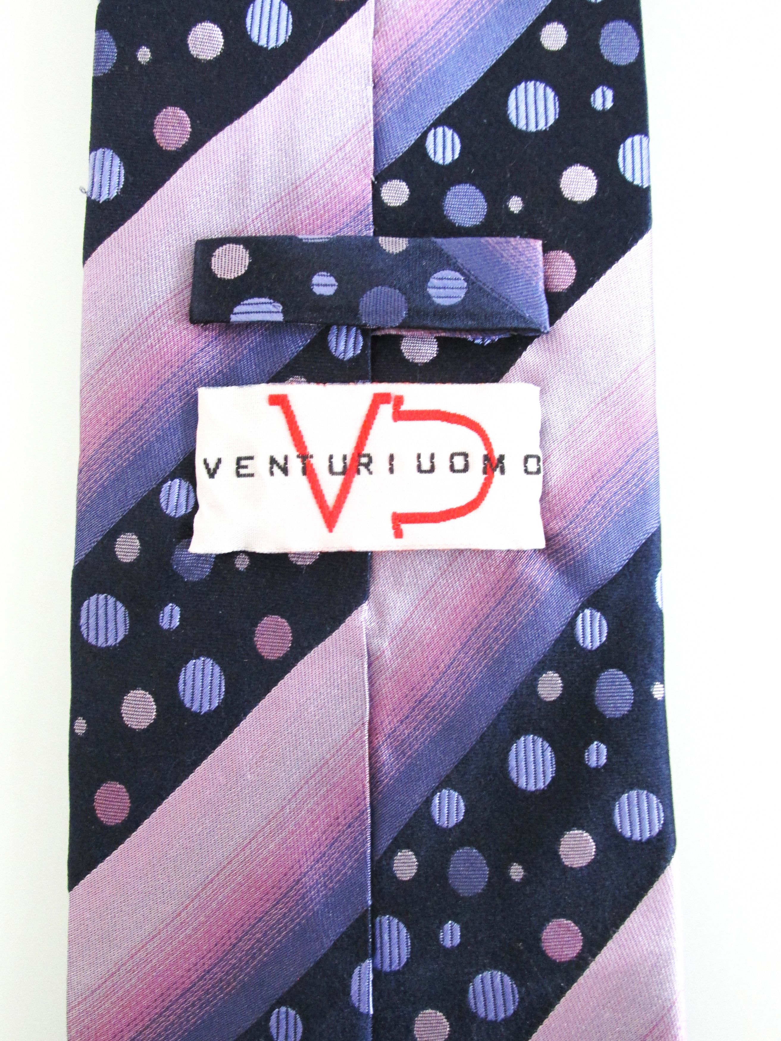 Other Venturi Uomo Men's Silk Tie & Pocket Square Set Size ONE SIZE - 5 Thumbnail