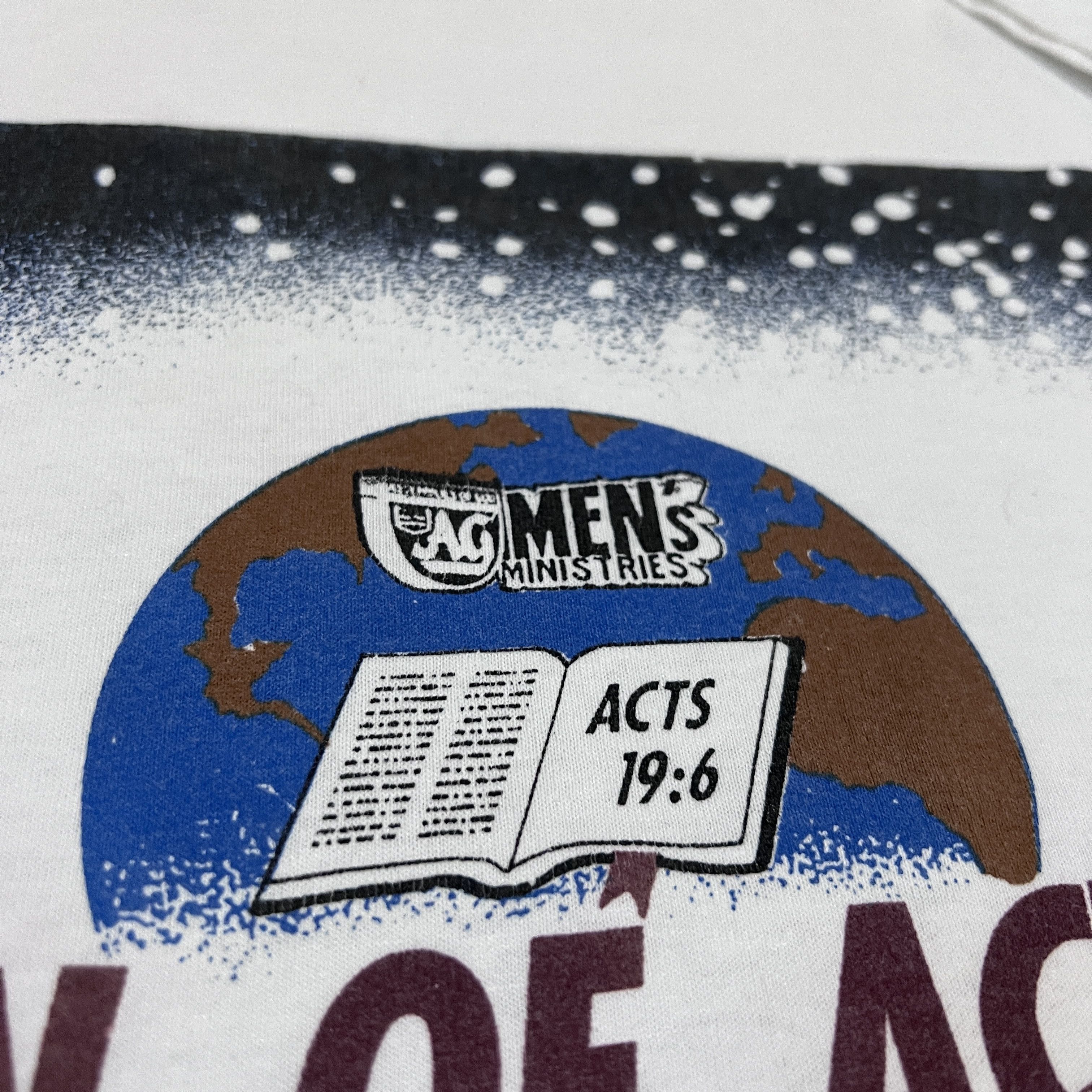 Vintage Vintage 90s Jesus God Lord Bible Holy Tee 2XL Single stitch Size US XXL / EU 58 / 5 - 3 Thumbnail