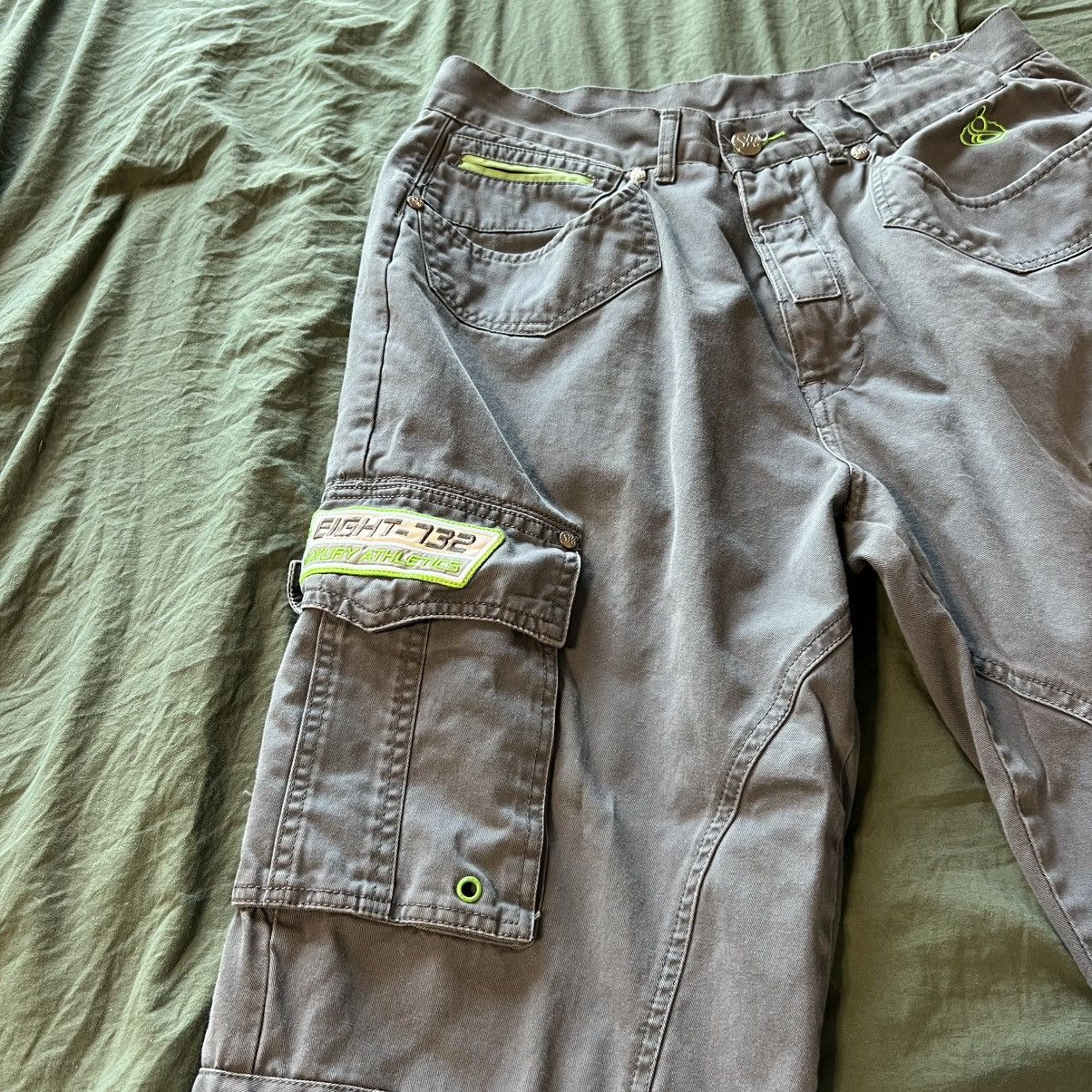 Vintage Grey vintage skater cargo pants Size US 34 / EU 50 - 5 Thumbnail