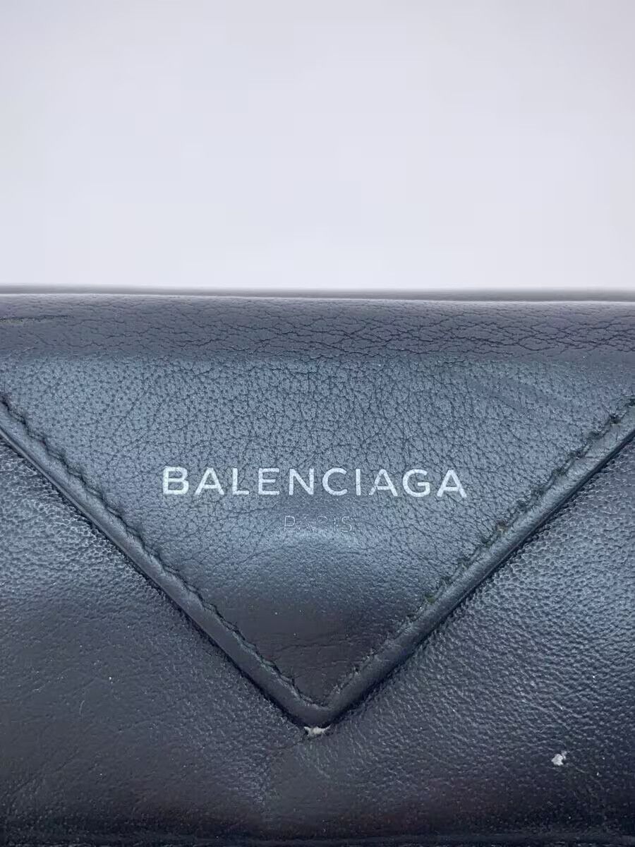 Balenciaga Balenciaga Leather Bi-Fold Wallet Black Size ONE SIZE - 3 Thumbnail