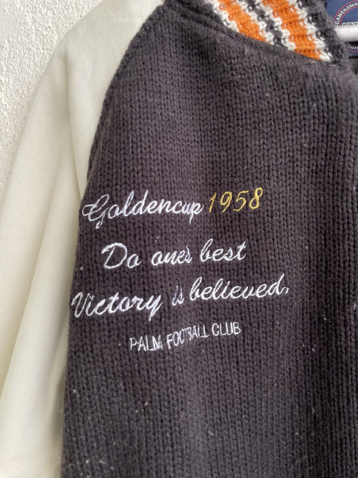 Maison Margiela 2000s Archive Japanese Varsity Y2K Hysteric Embroidery LGB Size US XXL / EU 58 / 5 - 4 Thumbnail