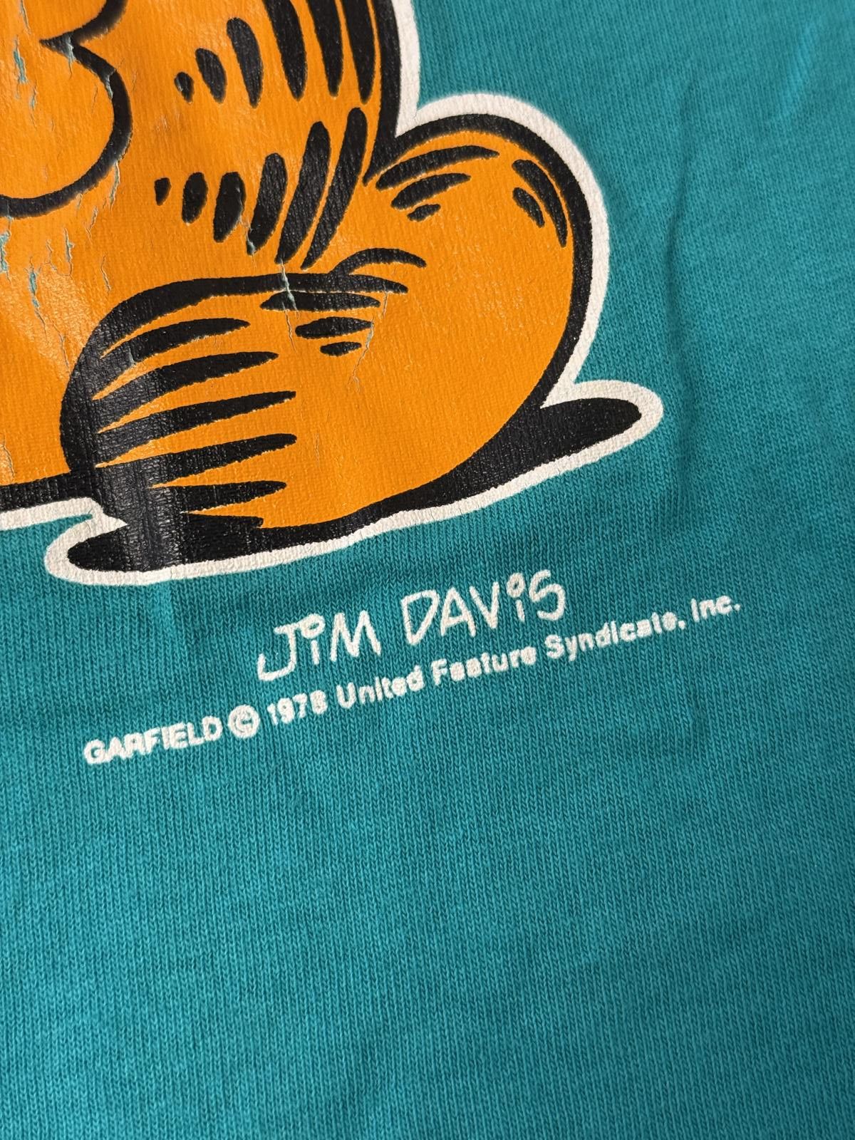 Designer VTG Garfield T-shirt Texas Drawing Garfield Self Portrait L Size US L / EU 52-54 / 3 - 4 Thumbnail
