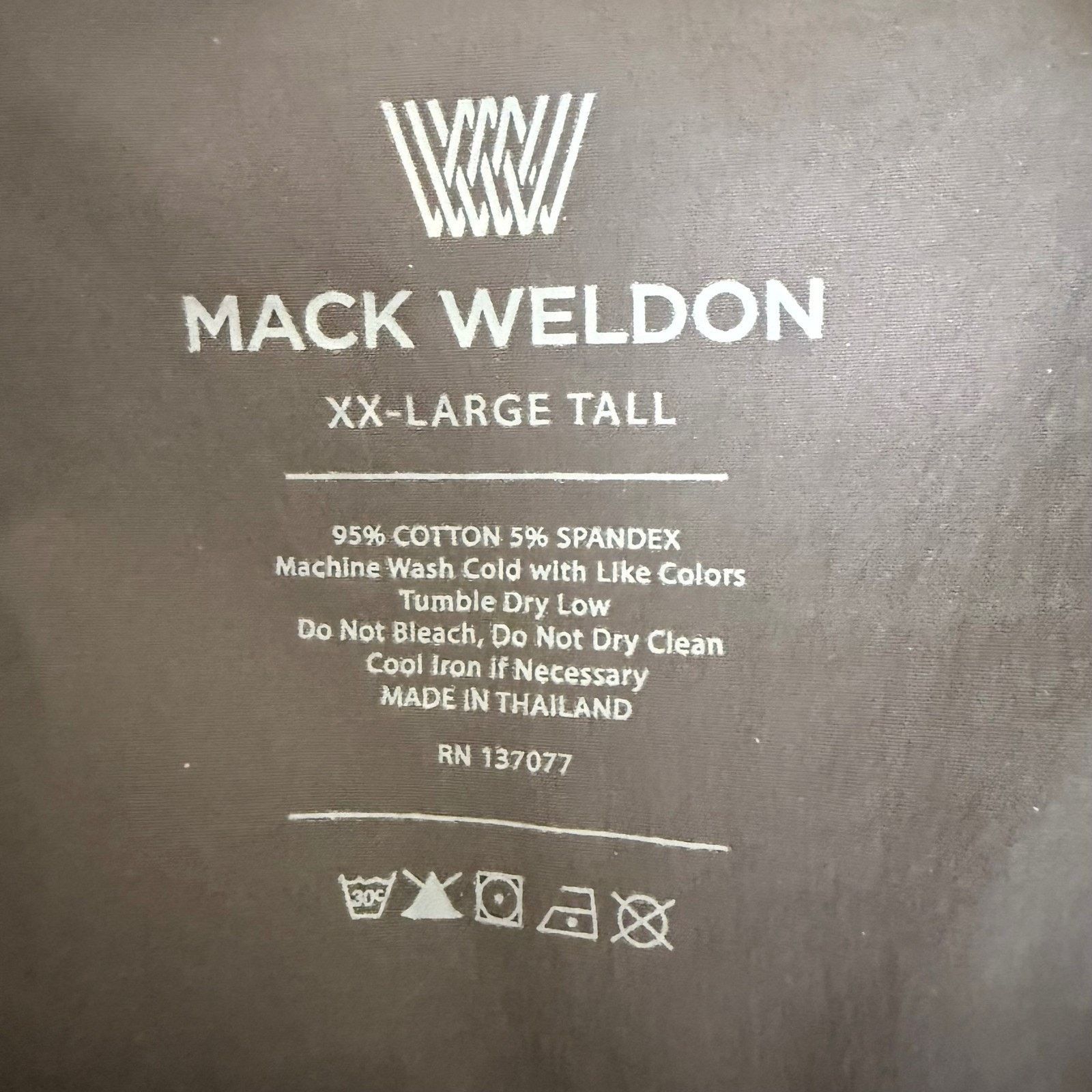 Other Mack Weldon Ace Sweatpants Men XXL Tall Gray Joggers Stretch Size US 36 / EU 52 - 2 Thumbnail